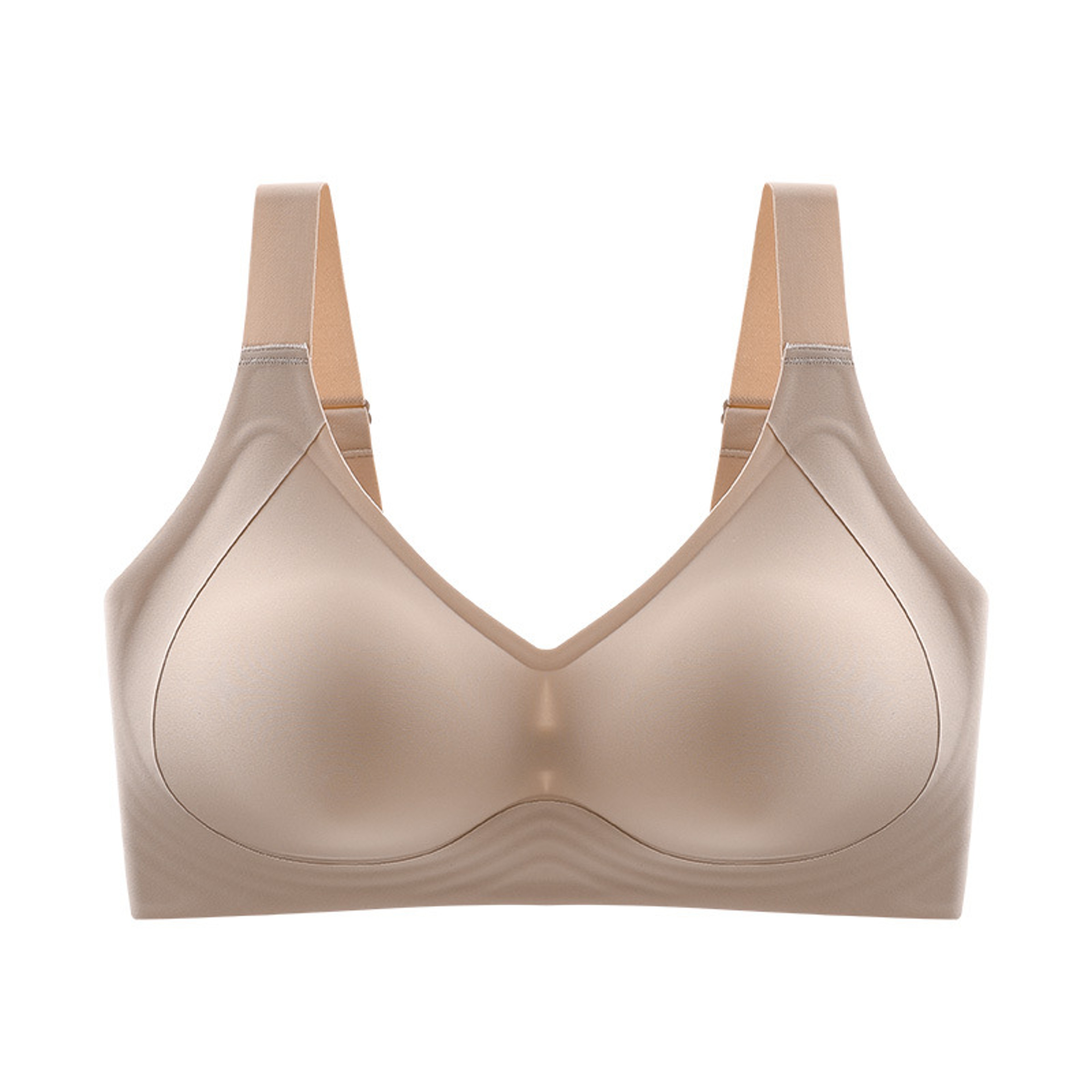 Womens Seamless Push Up Bra Wireless Plus Size Bralette with Adjustable Straps – view 8