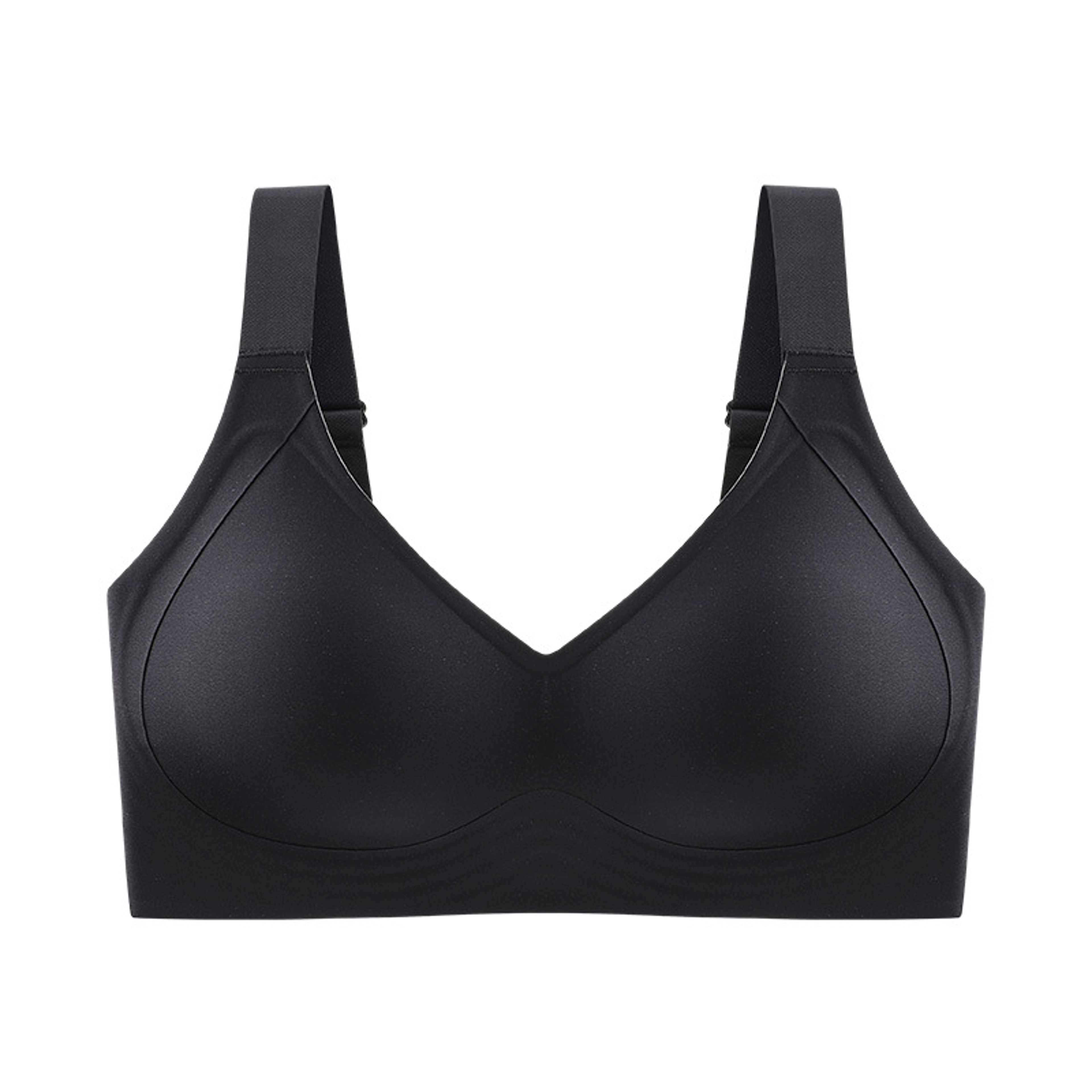 Womens Seamless Push Up Bra Wireless Plus Size Bralette with Adjustable Straps – view 9