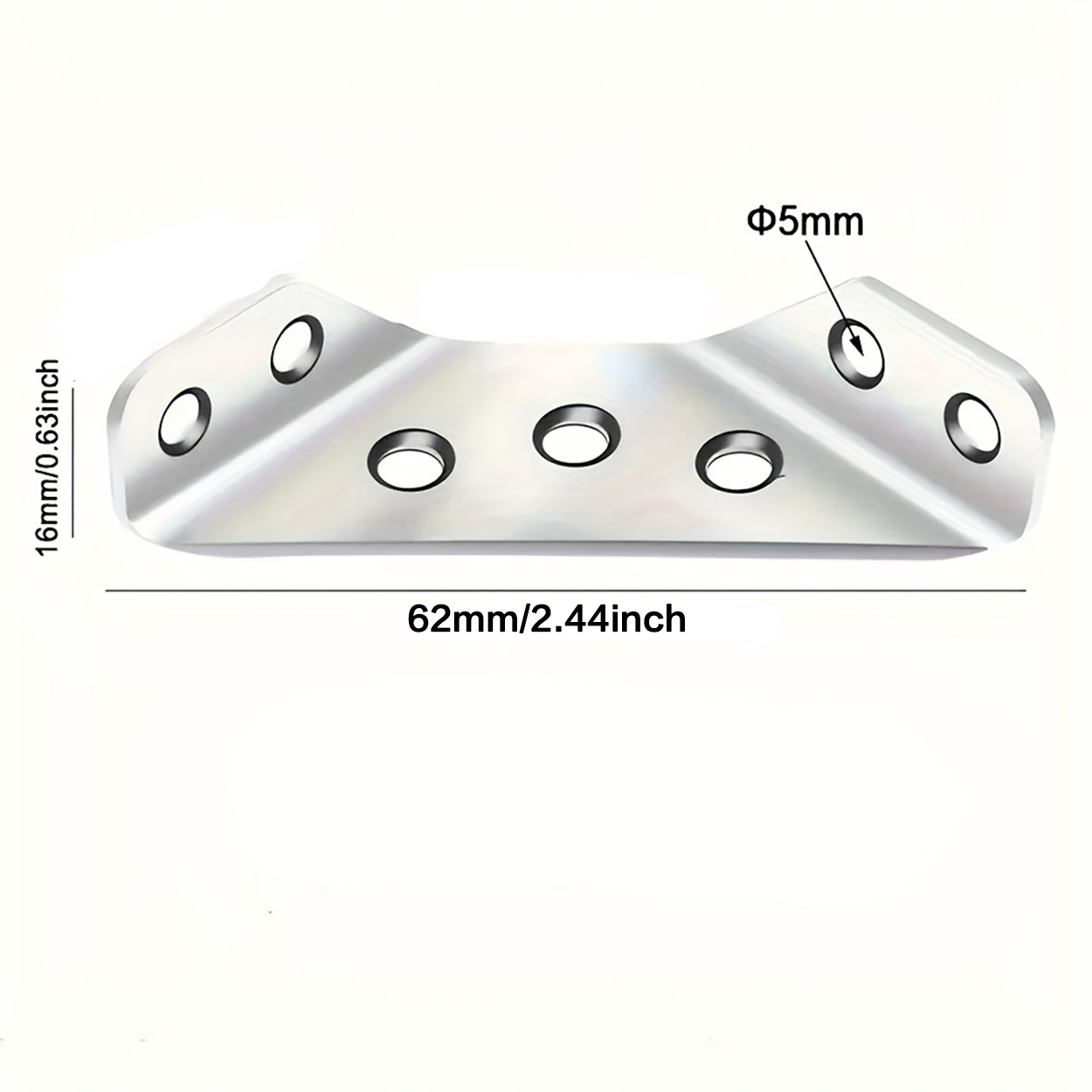 Stainless Steel Ninty Degree Corner Brackets For Furniture And Woodworking 4
