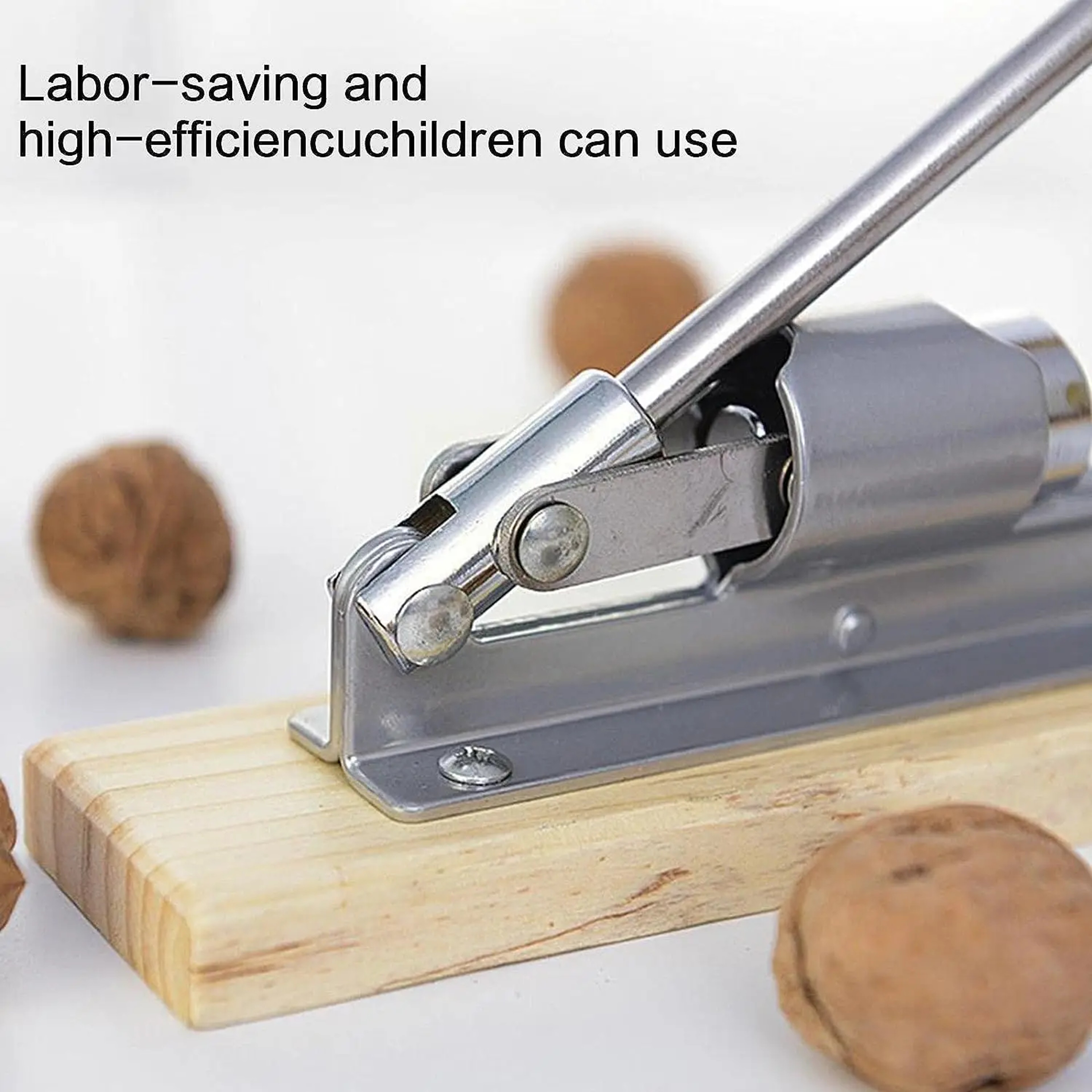 Stainless Steel Manual Nutcracker with Easy Press Mechanism – view 6