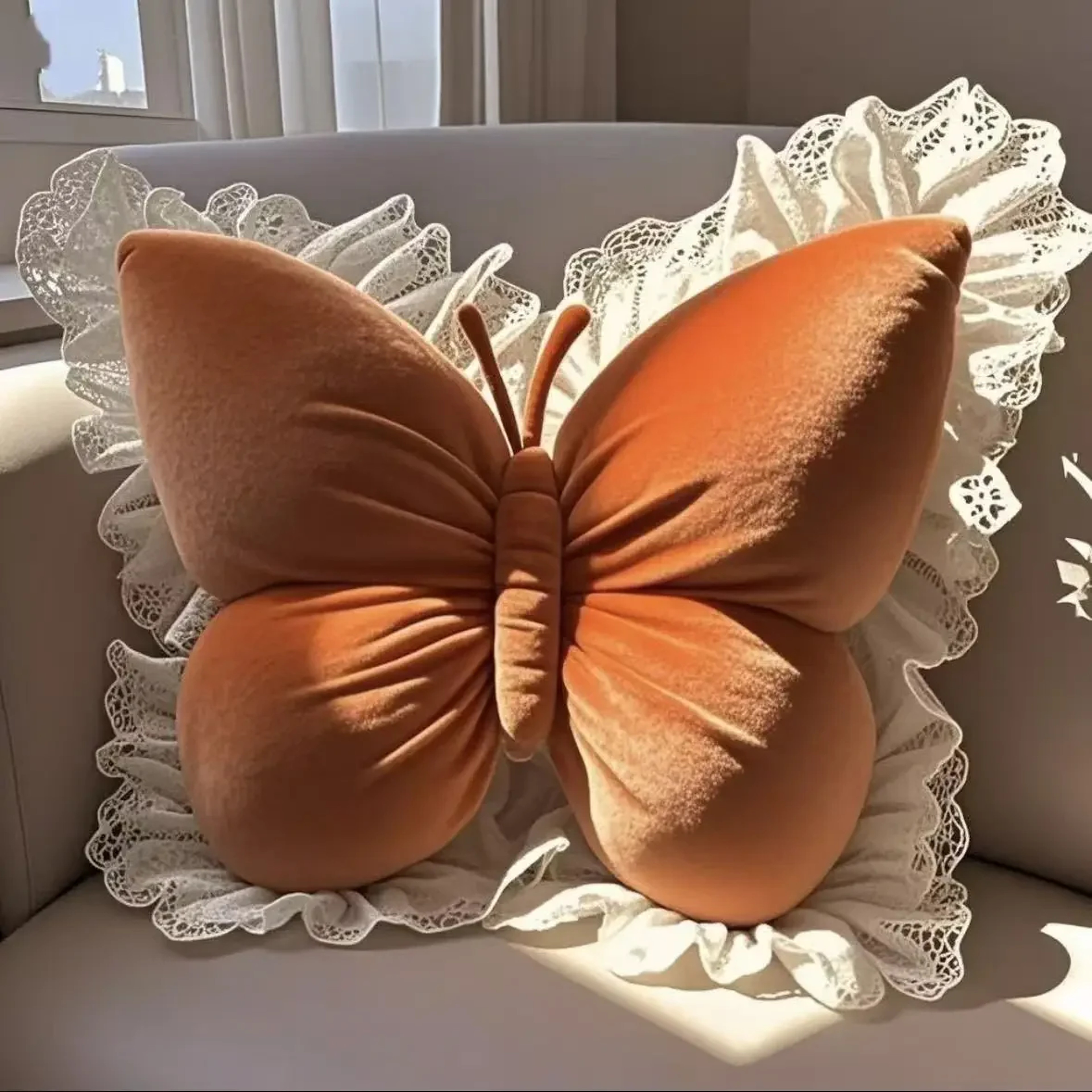 Princess Butterfly Bow Decorative Pillow For Bedroom Sofa And Car 5