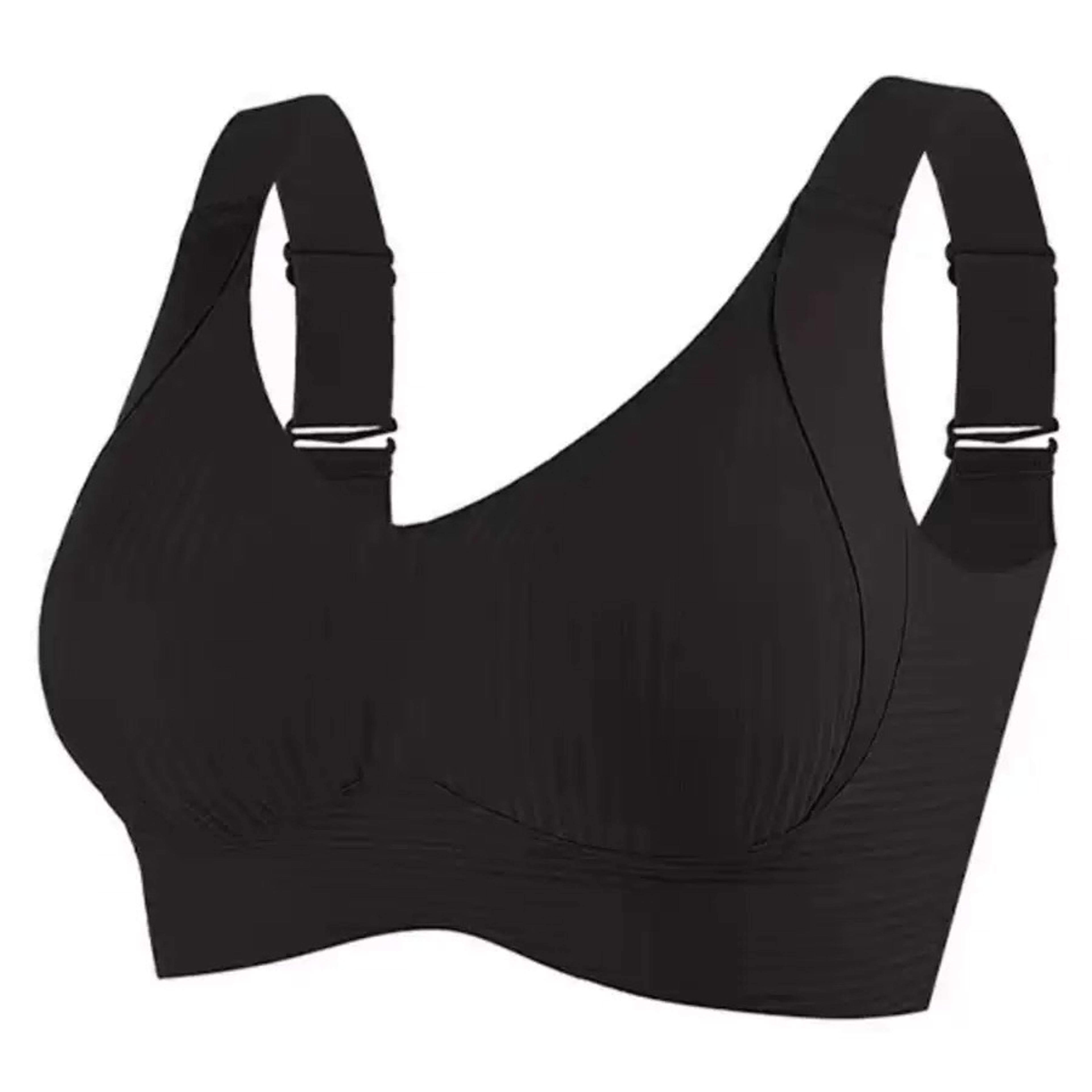 Womens Seamless Wire Free Push Up Bra with Adjustable Straps and Cups – view 8