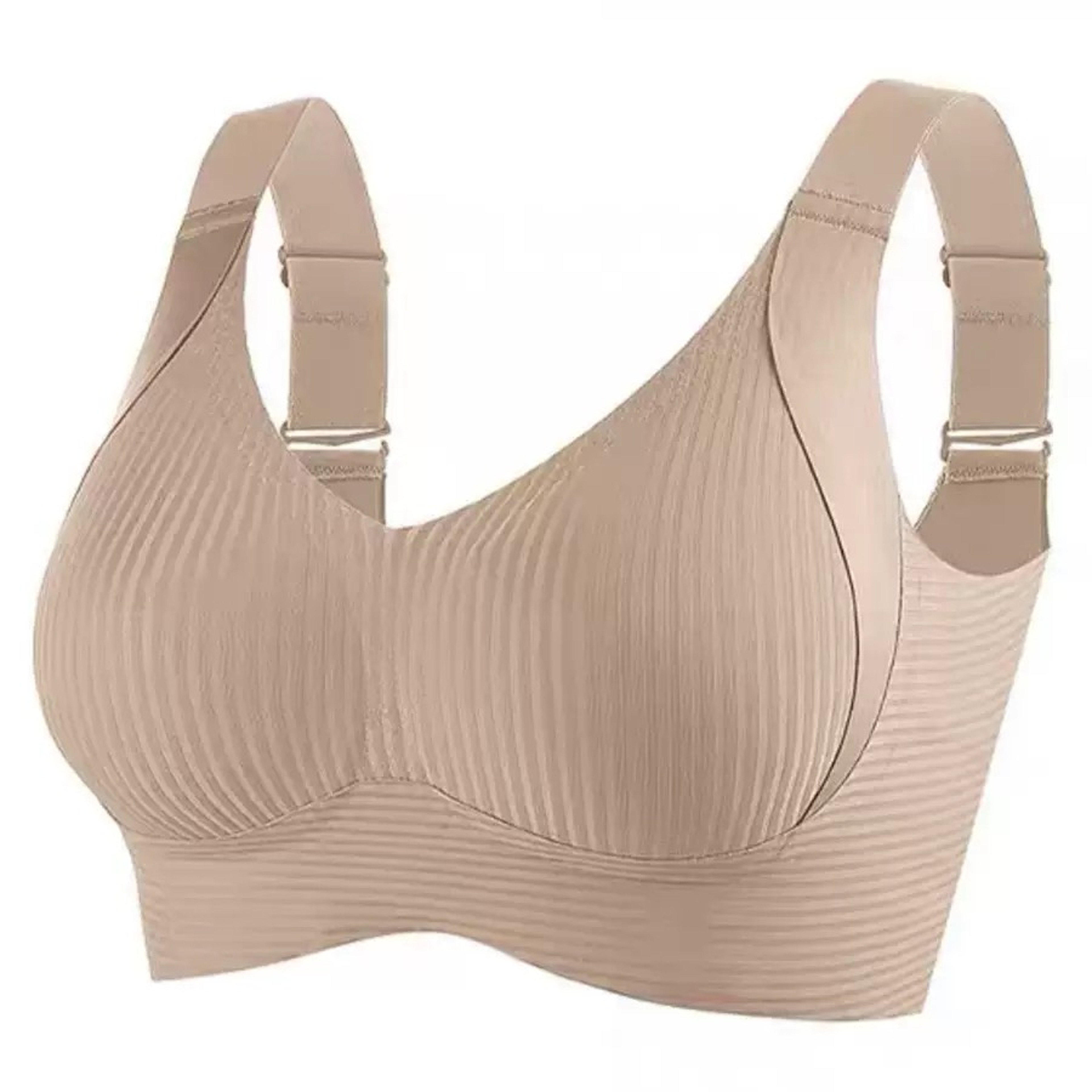 Womens Seamless Wire Free Push Up Bra with Adjustable Straps and Cups – view 7