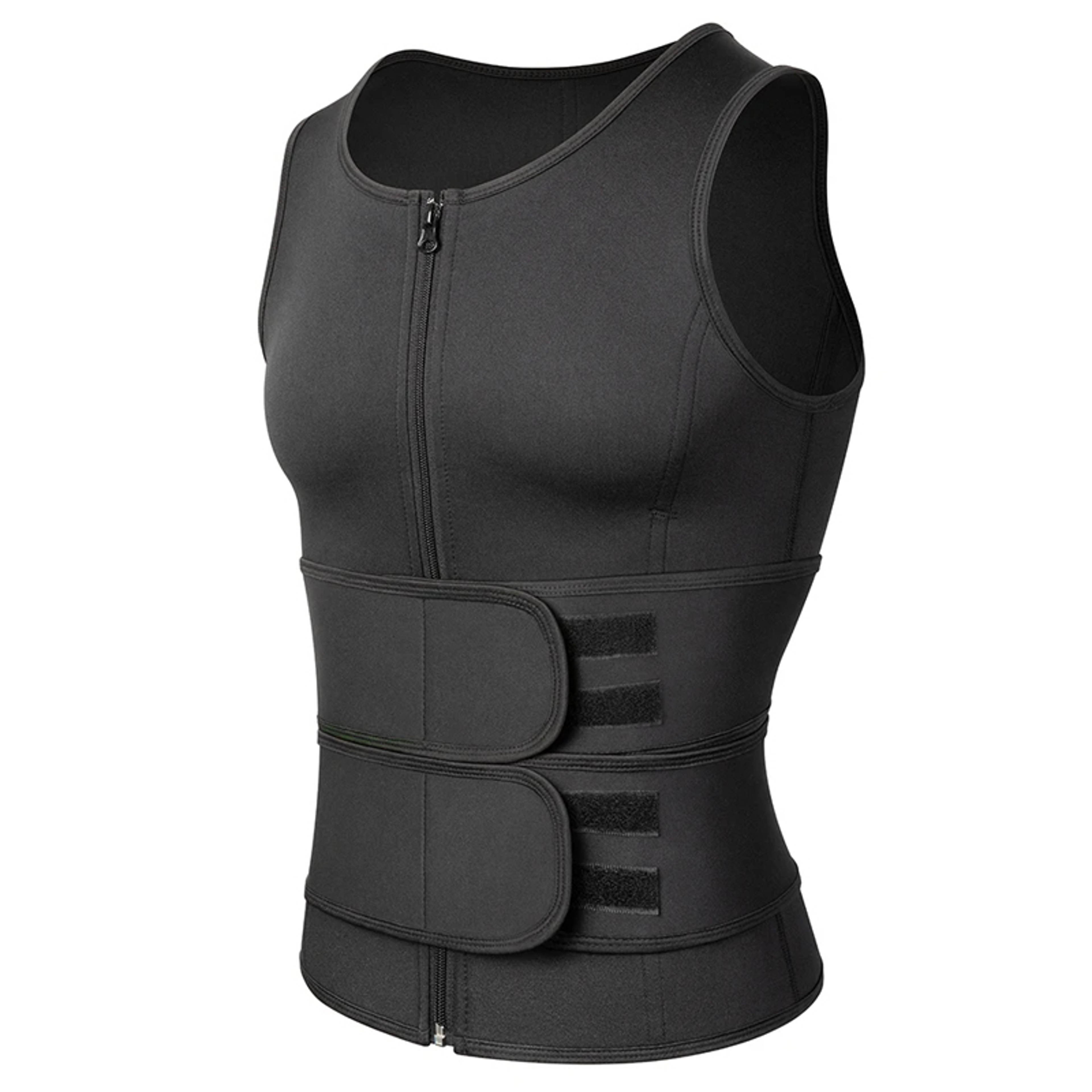 Mens Waist Trainer Sauna Vest With Compression Fit For Workouts 6