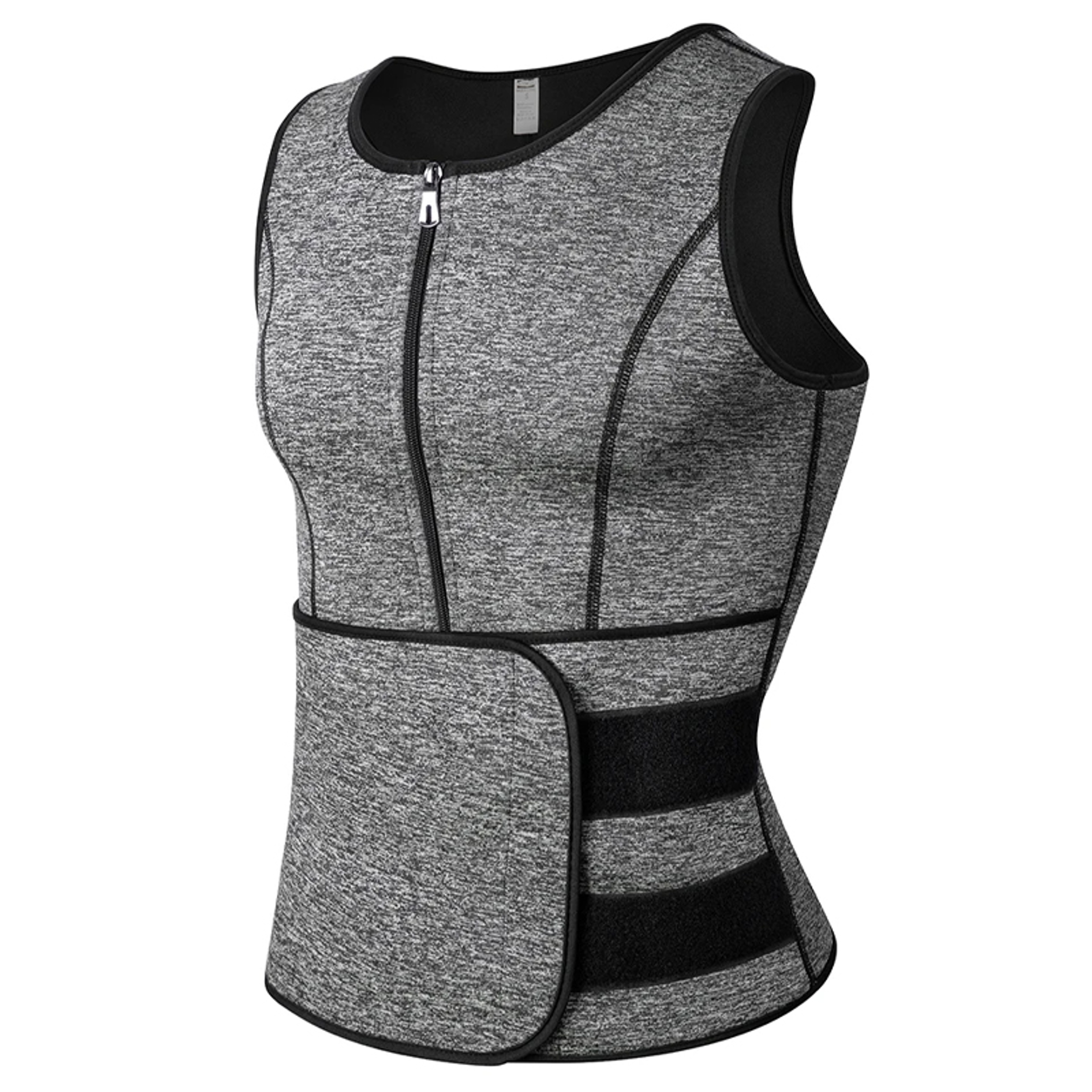 Mens Waist Trainer Sauna Vest With Compression Fit For Workouts 8