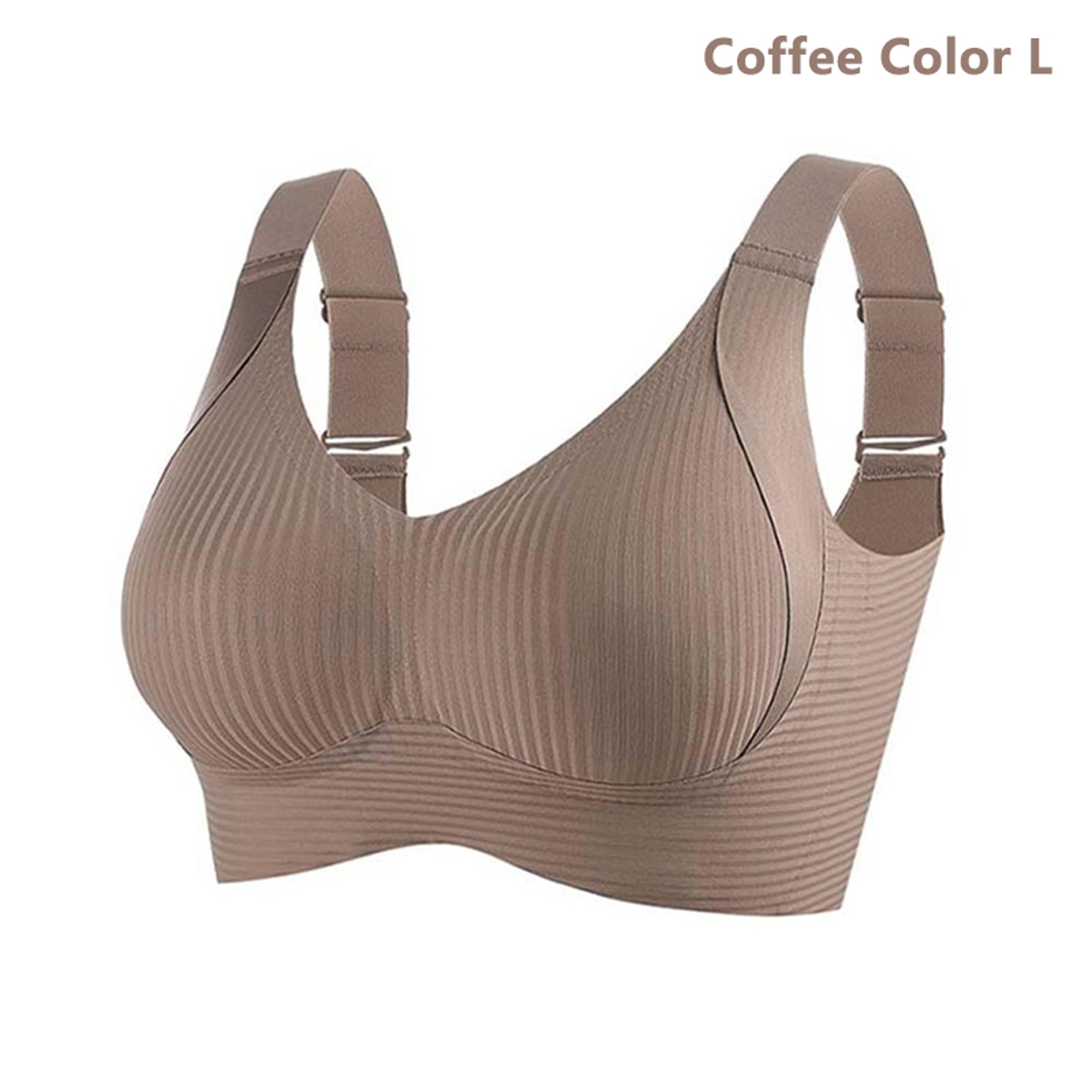 Womens Seamless Wire Free Full Coverage Bra with Soft Support – view 12