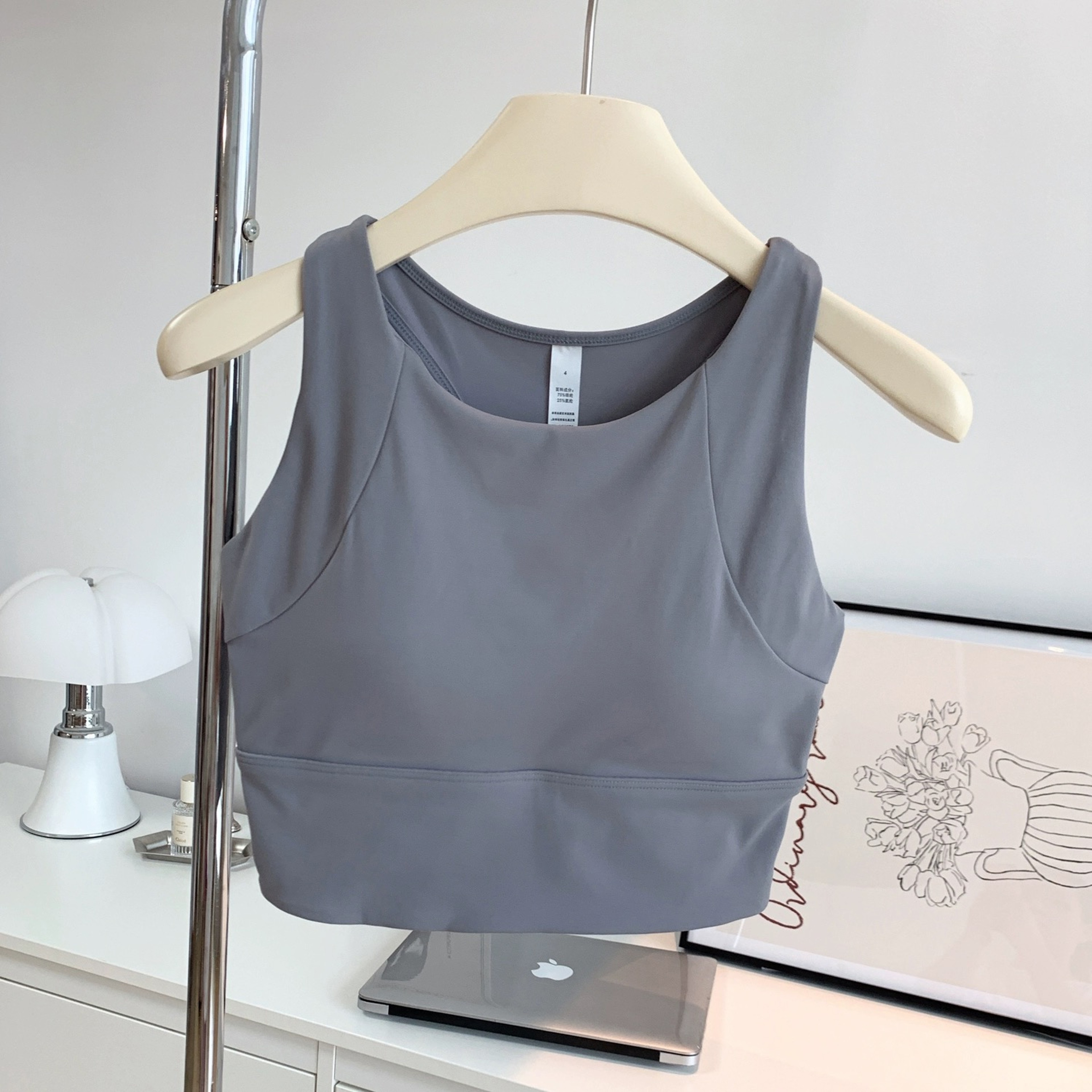 Womens Quick Dry Sports Bra with Full Cup Support for Yoga and Running – view 10