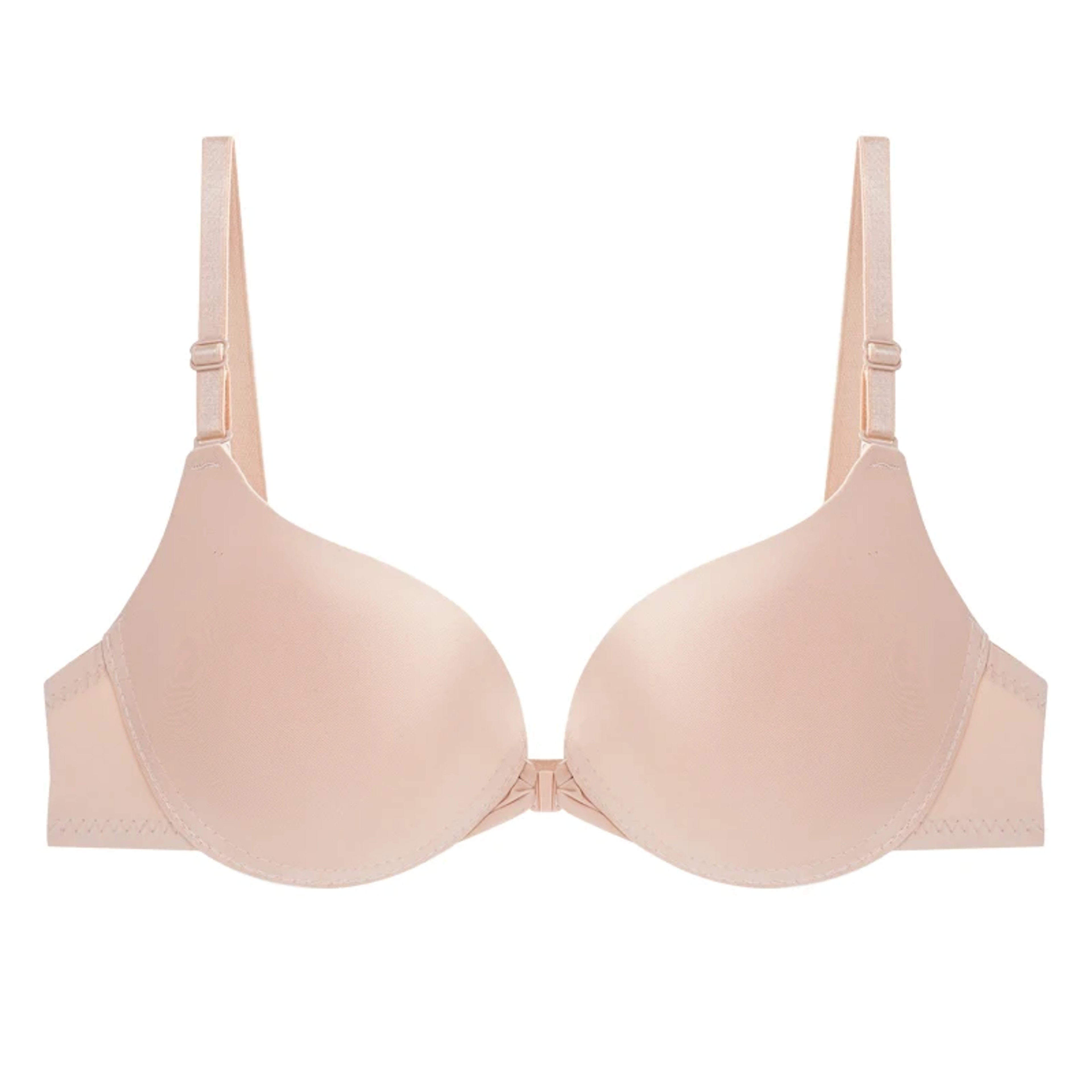 Womens Seamless Push Up Bra with Front Closure and Adjustable Straps – view 10
