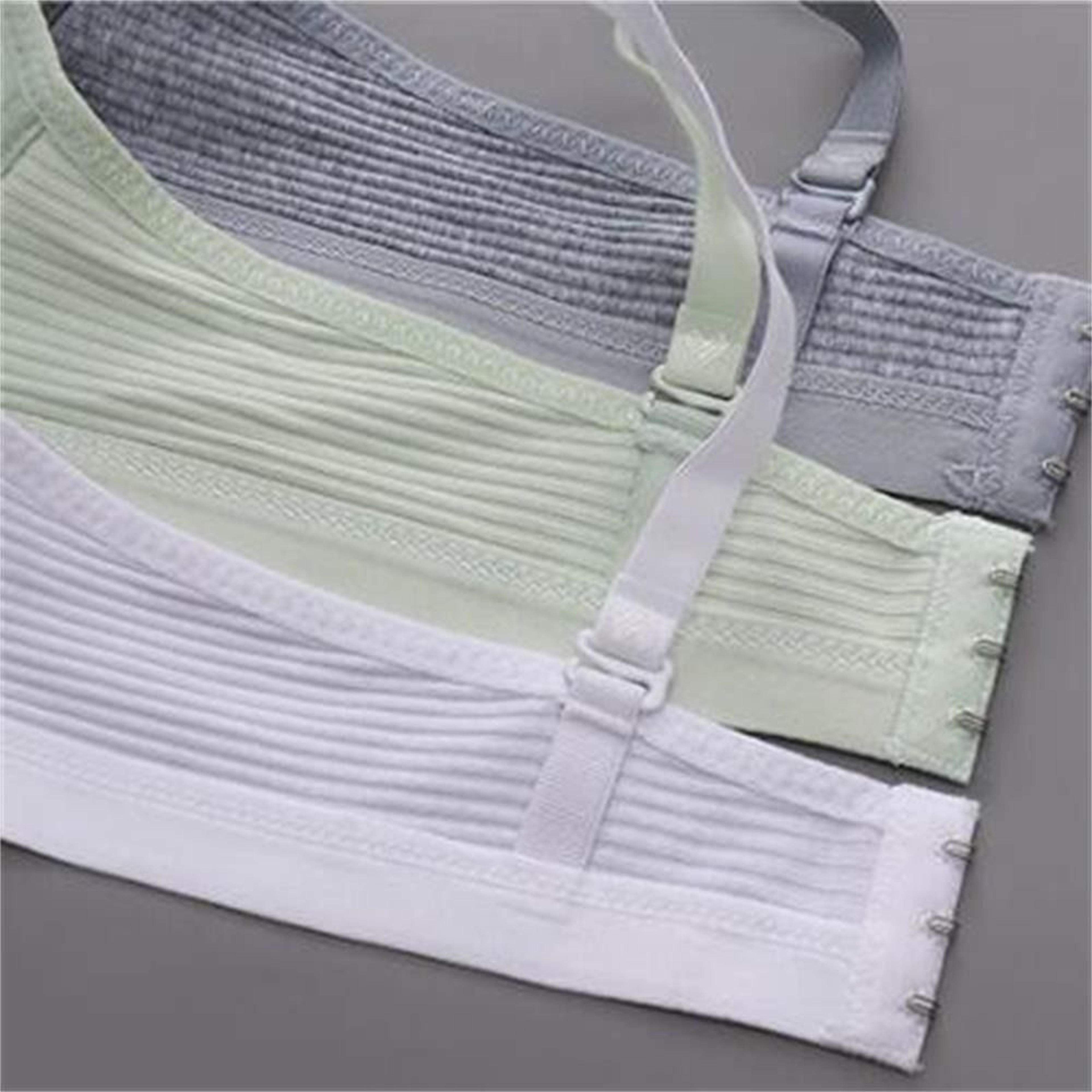 Womens Cotton Wire Free Seamless Bra with Adjustable Straps and Full Cup Coverage – view 4
