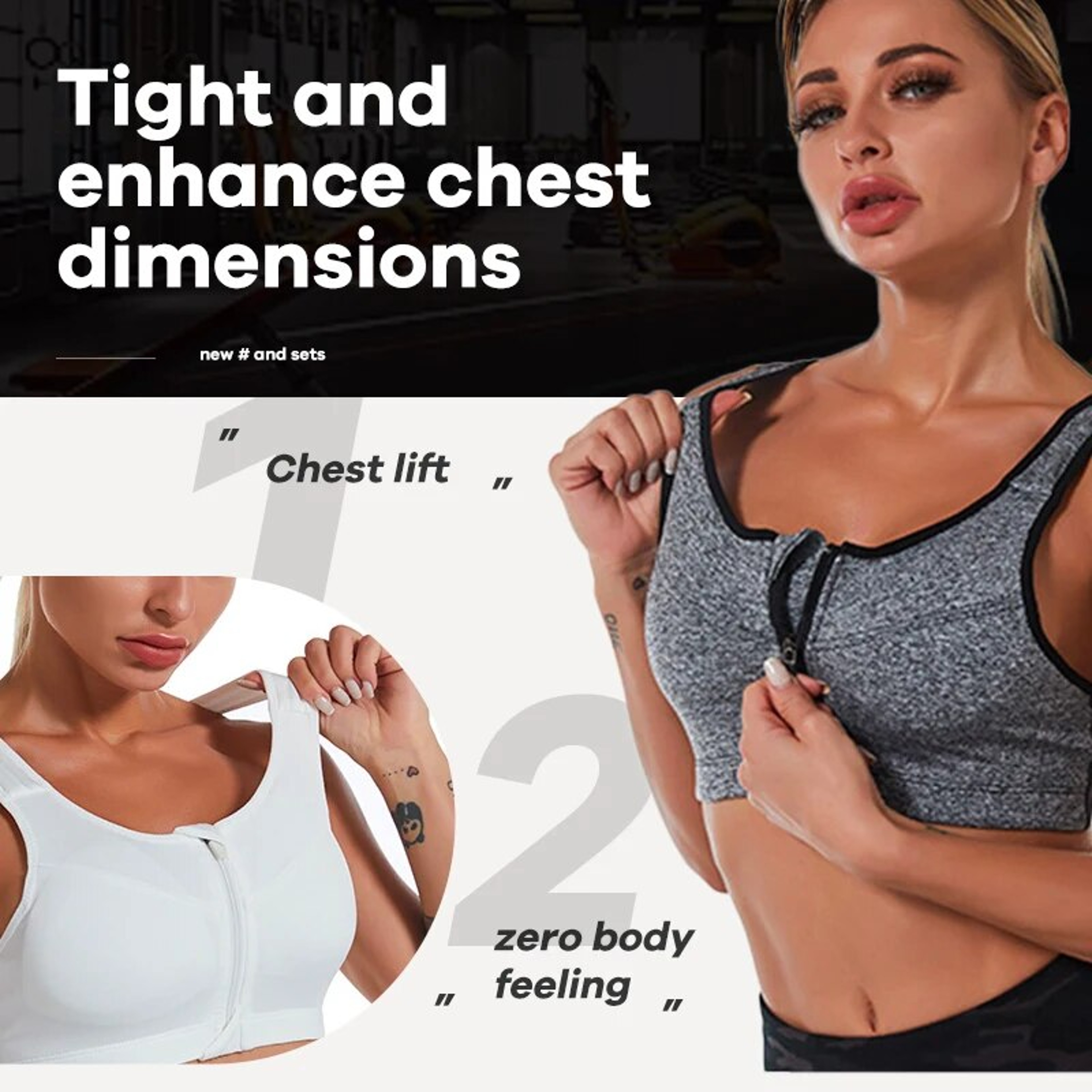 Womens Breathable Sports Bra Quick Dry Shock Absorbing Yoga Fitness Bra 4