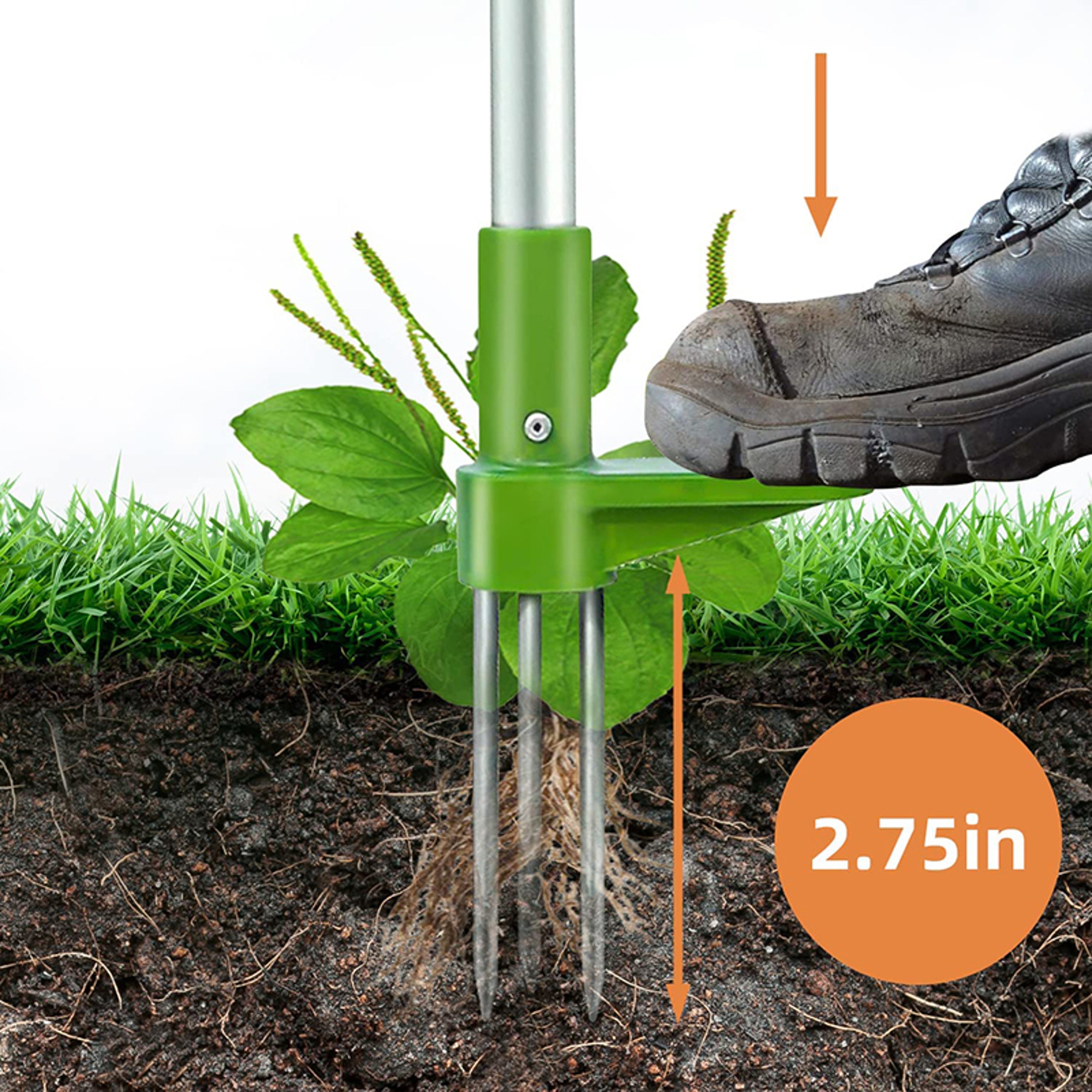 Long Handle Weed Remover Garden Lawn Weeder for Grass and Root Removal – view 4
