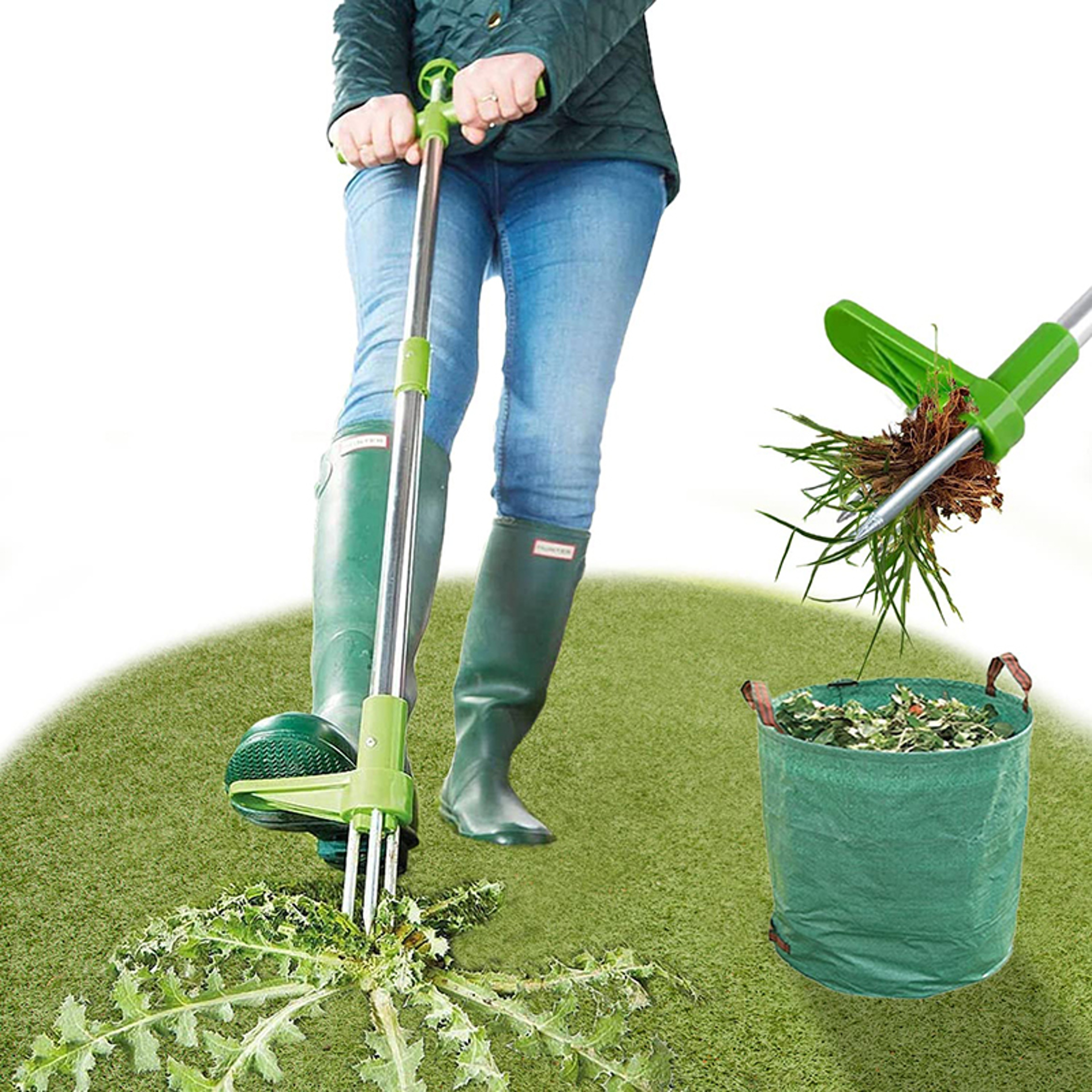 Long Handle Weed Remover Garden Lawn Weeder for Grass and Root Removal – view 6