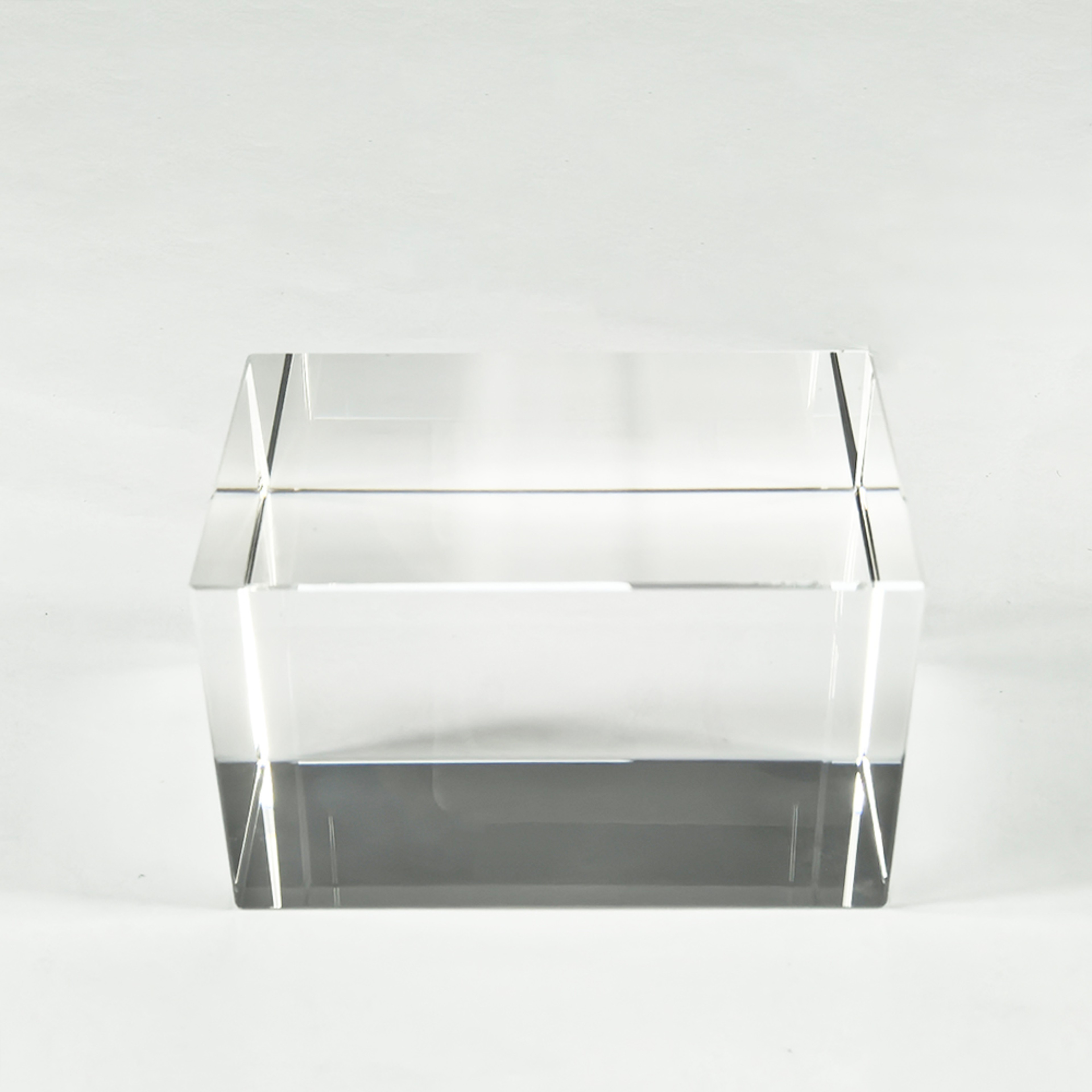 Personalized Engravable Crystal Glass Cube And Display Keepsake 11