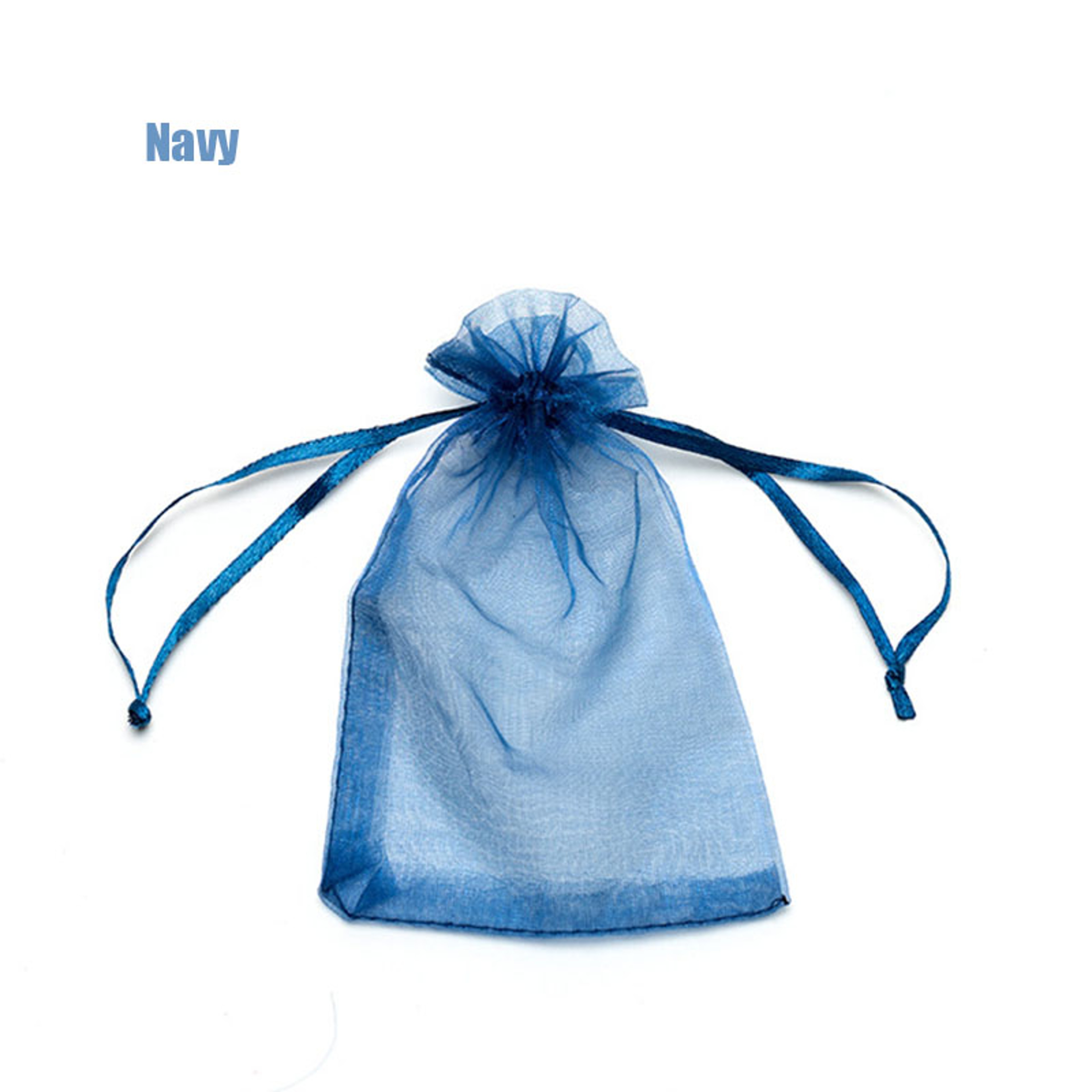 OneHundred Pack Organza Drawstring Gift Bags for Jewelry Packaging and Party Favors – view 17