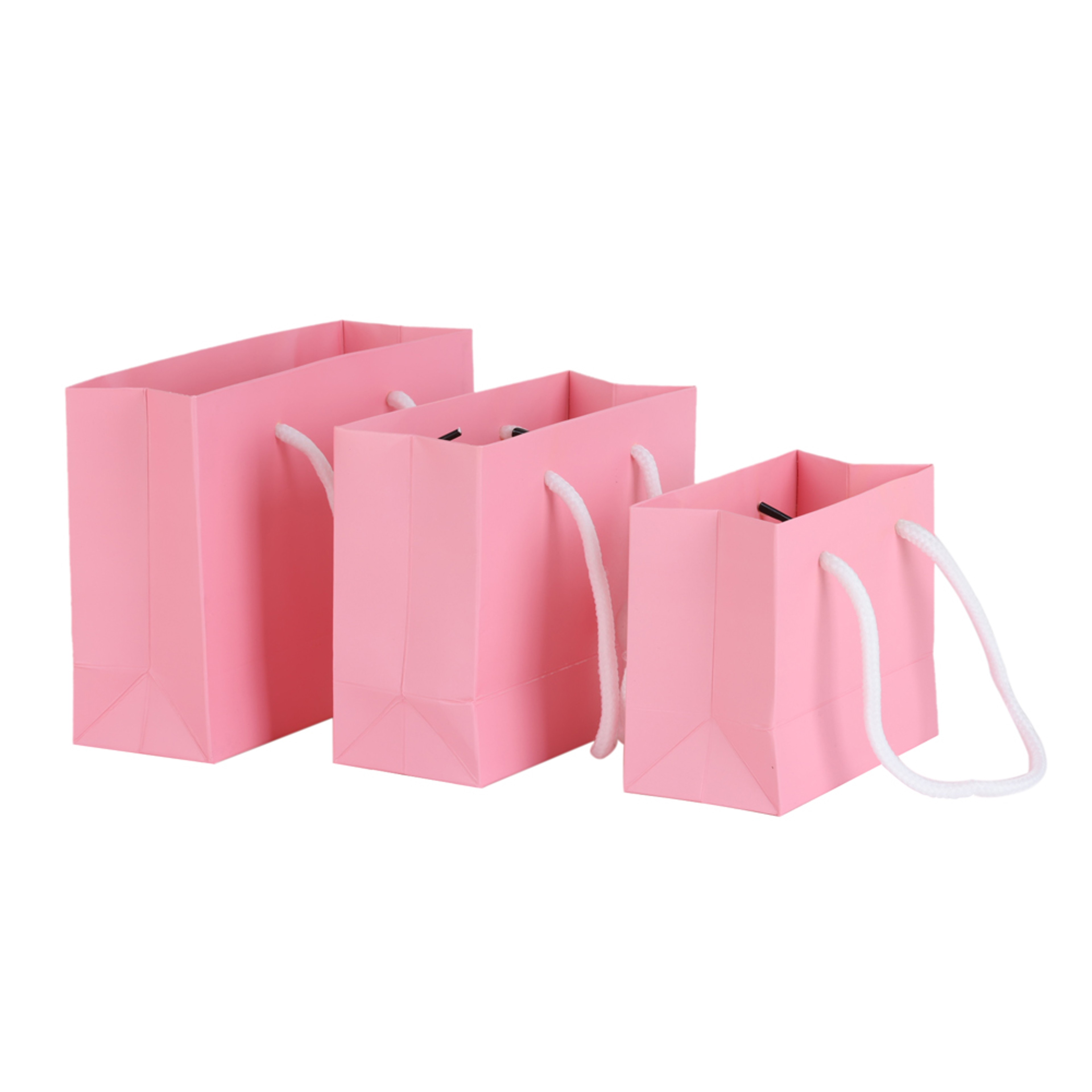 Ten Pack Solid Color Gift Bags for Jewelry Party Favors and Special Occasions – view 7