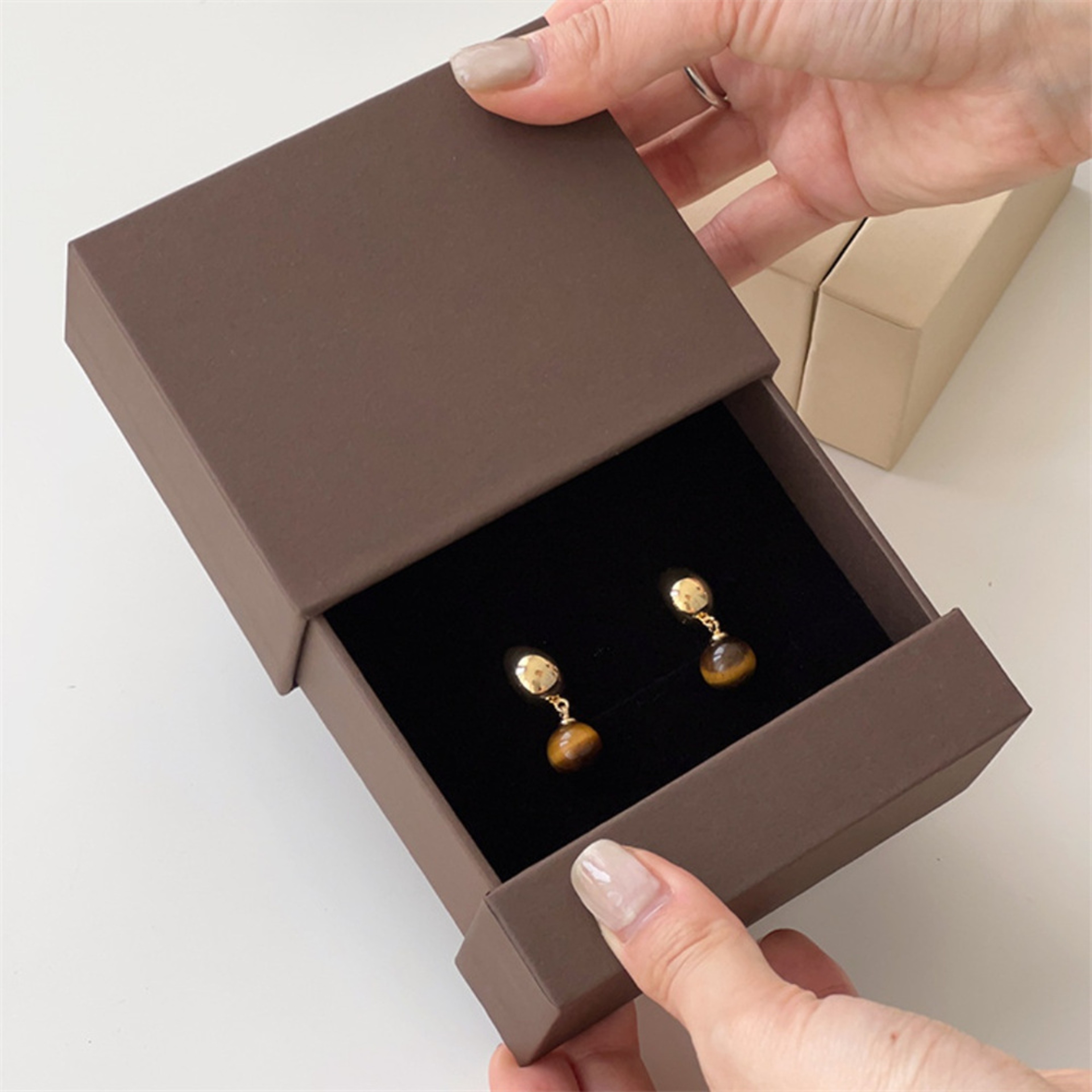 Drawer Jewelry Gift Box For Rings Earrings Necklaces And Bracelets 5