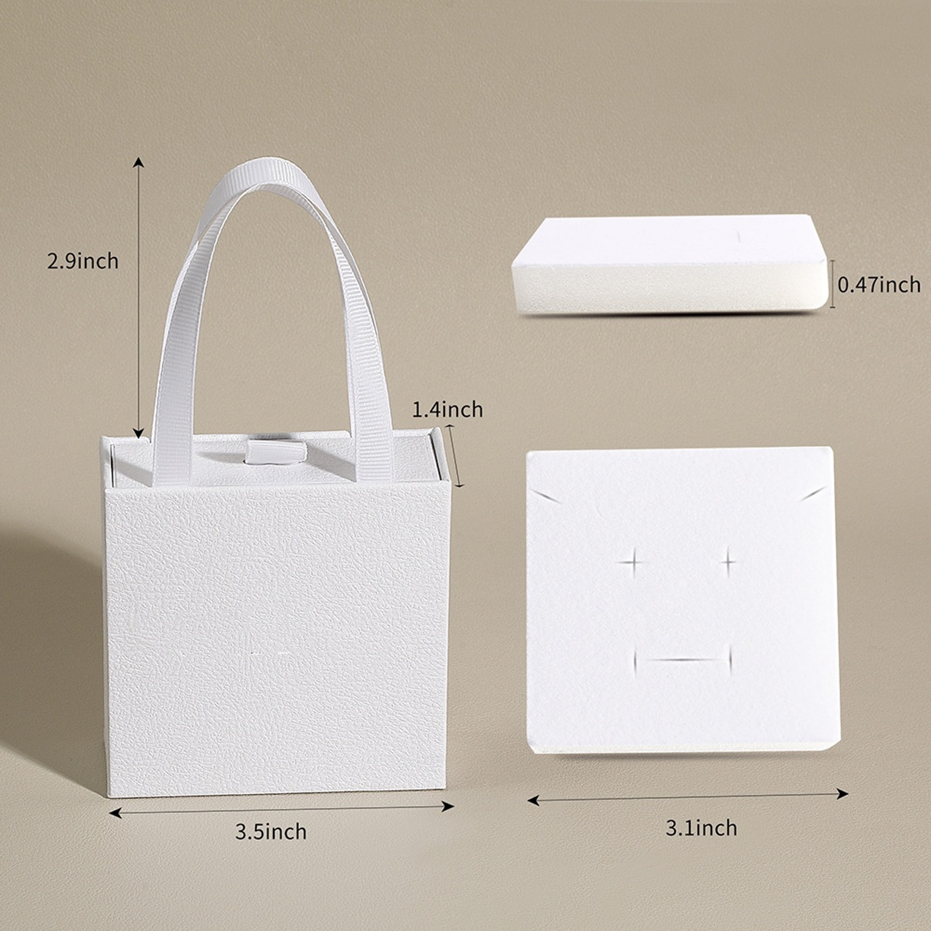 Jewelry Drawer Box With Handle Wedding Or Travel Portable Ring Earrings Necklace Gifts Packageing O 2