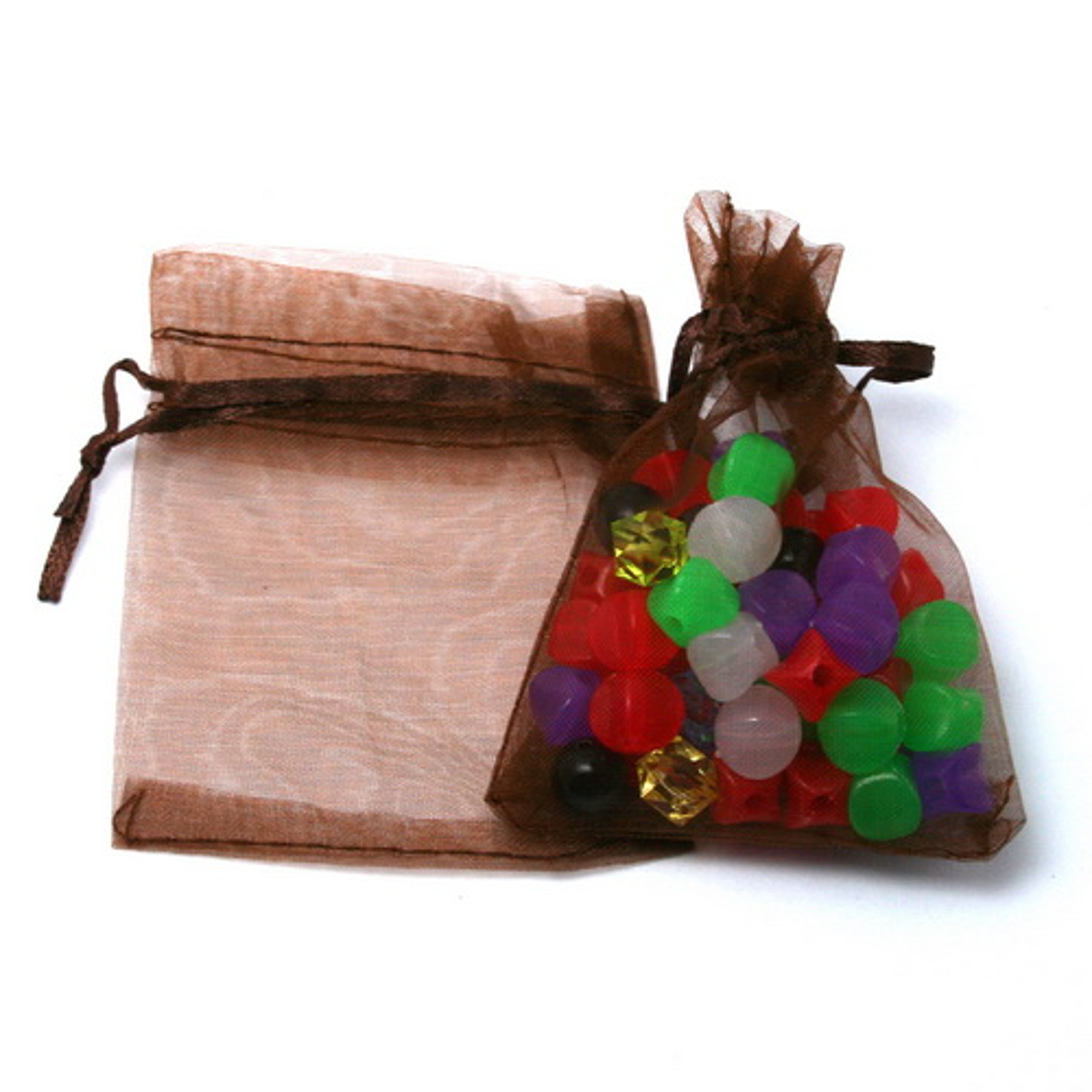 Ten Pack Organza Drawstring Jewelry Gift Pouches for Weddings and Party Favors – view 11