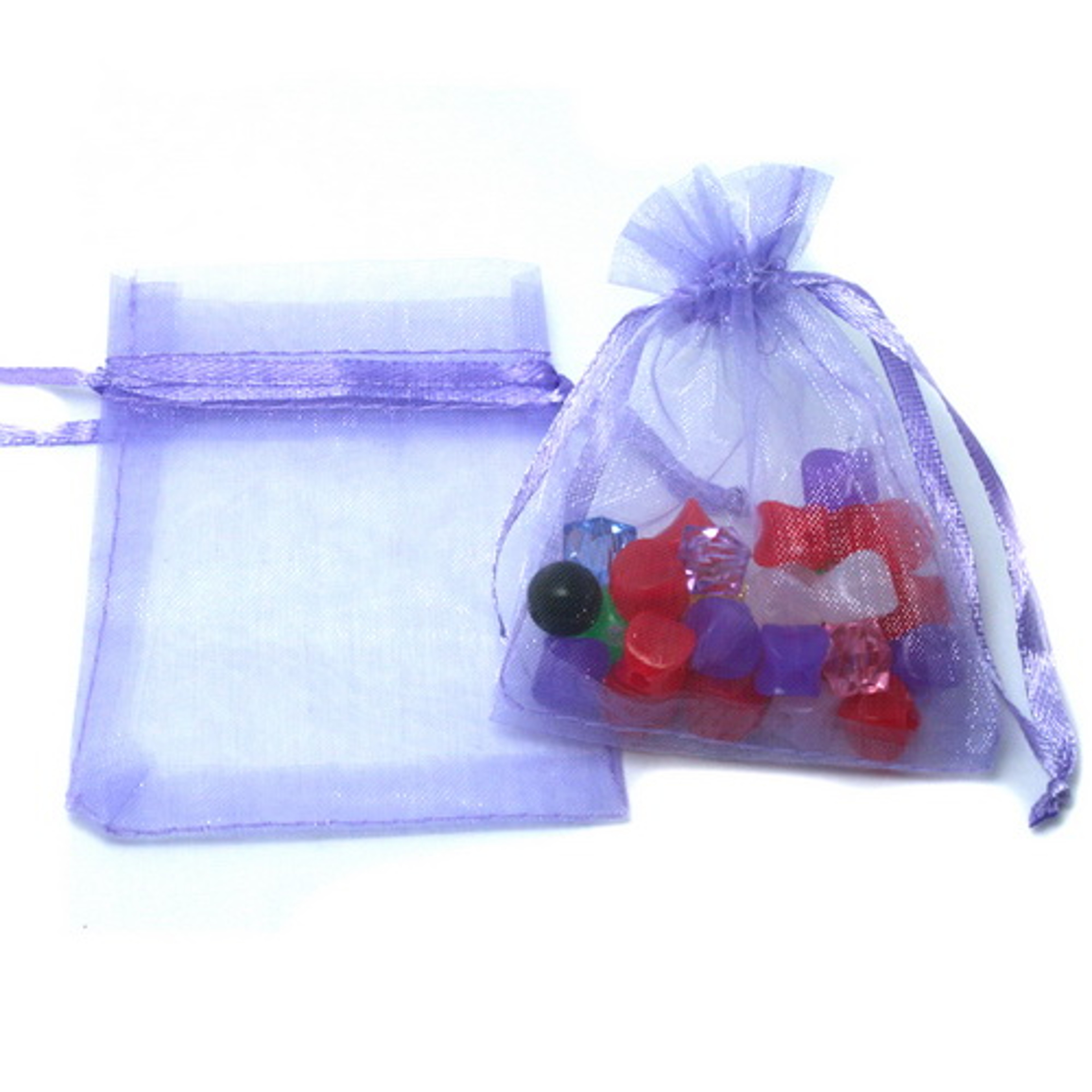 Ten Pack Organza Drawstring Jewelry Gift Pouches for Weddings and Party Favors – view 17