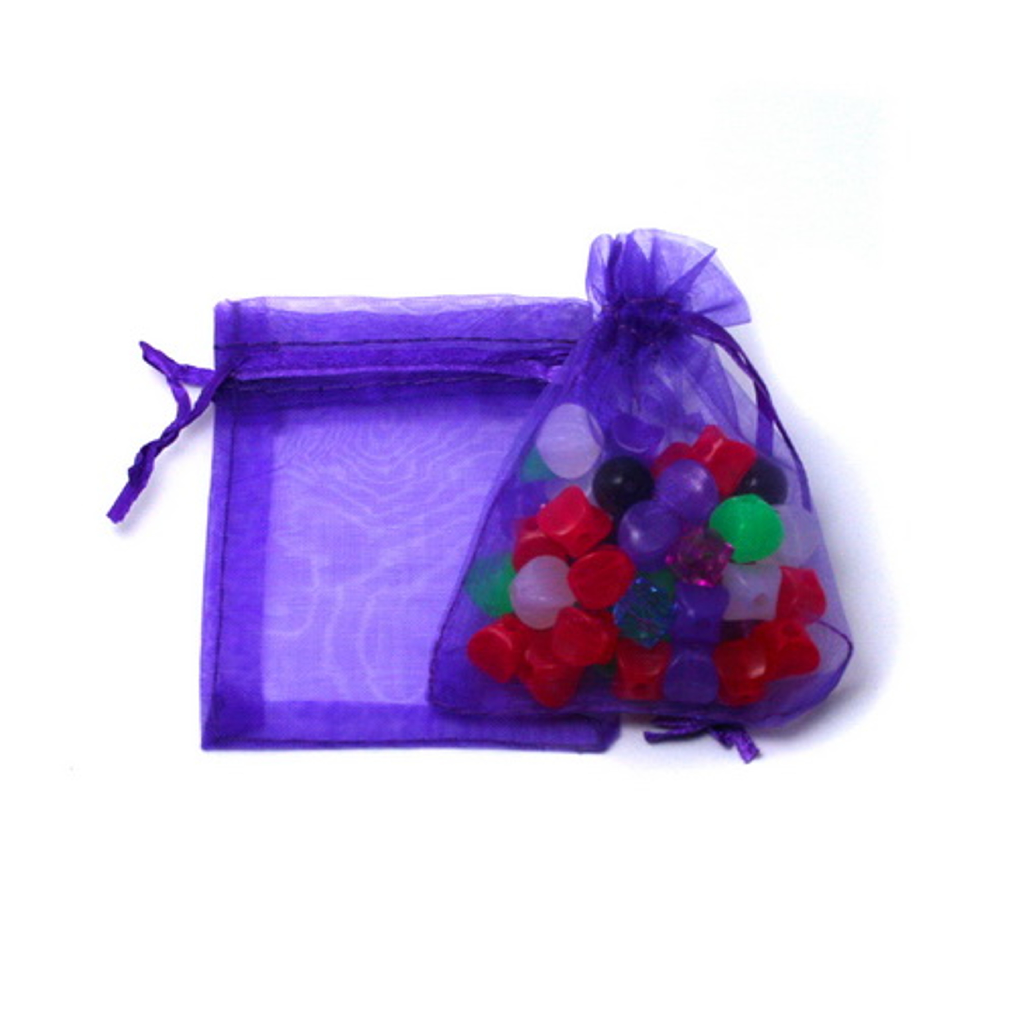 Ten Pack Organza Drawstring Jewelry Gift Pouches for Weddings and Party Favors – view 21