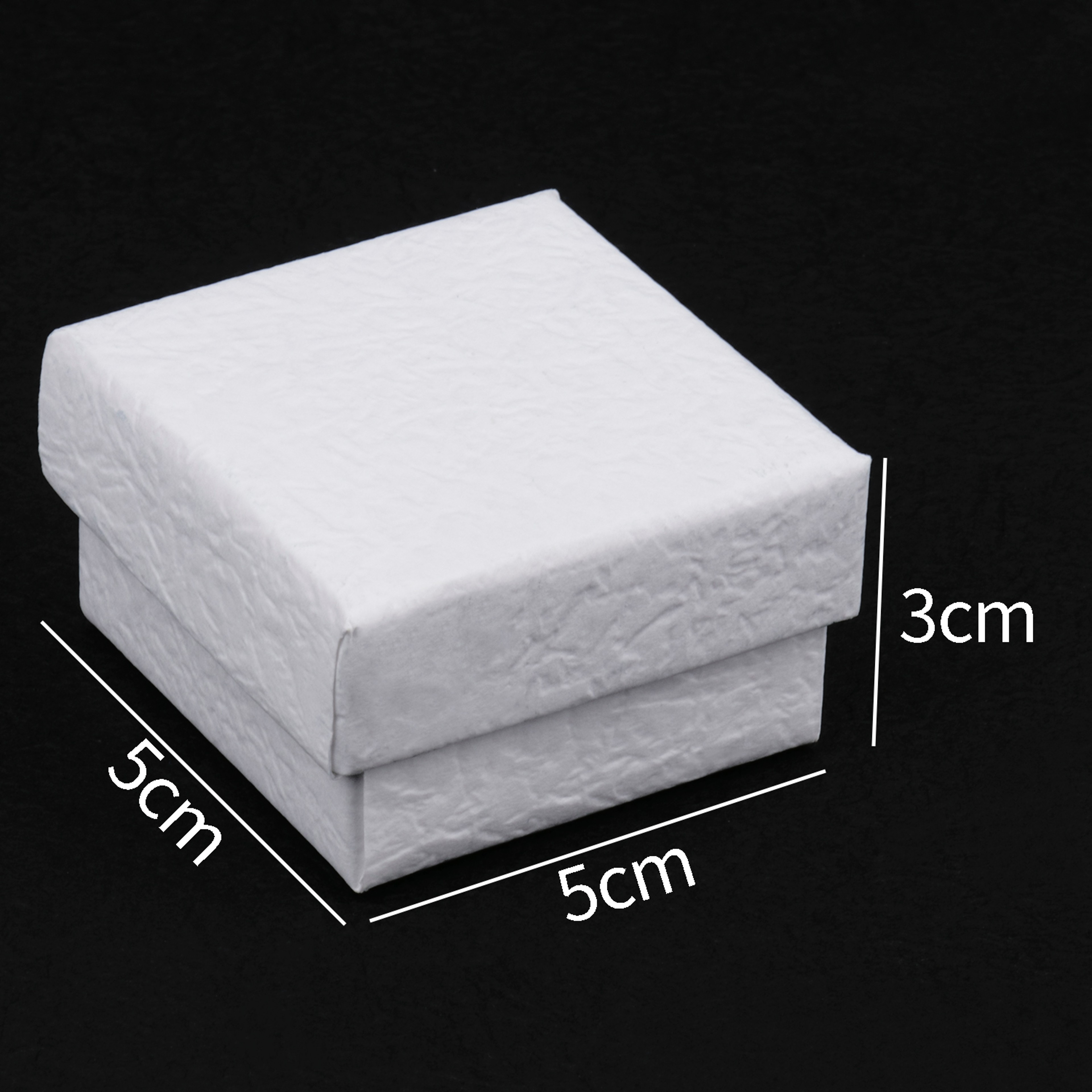 Frosted White Jewelry Gift Box With Adjustable Compartments 2