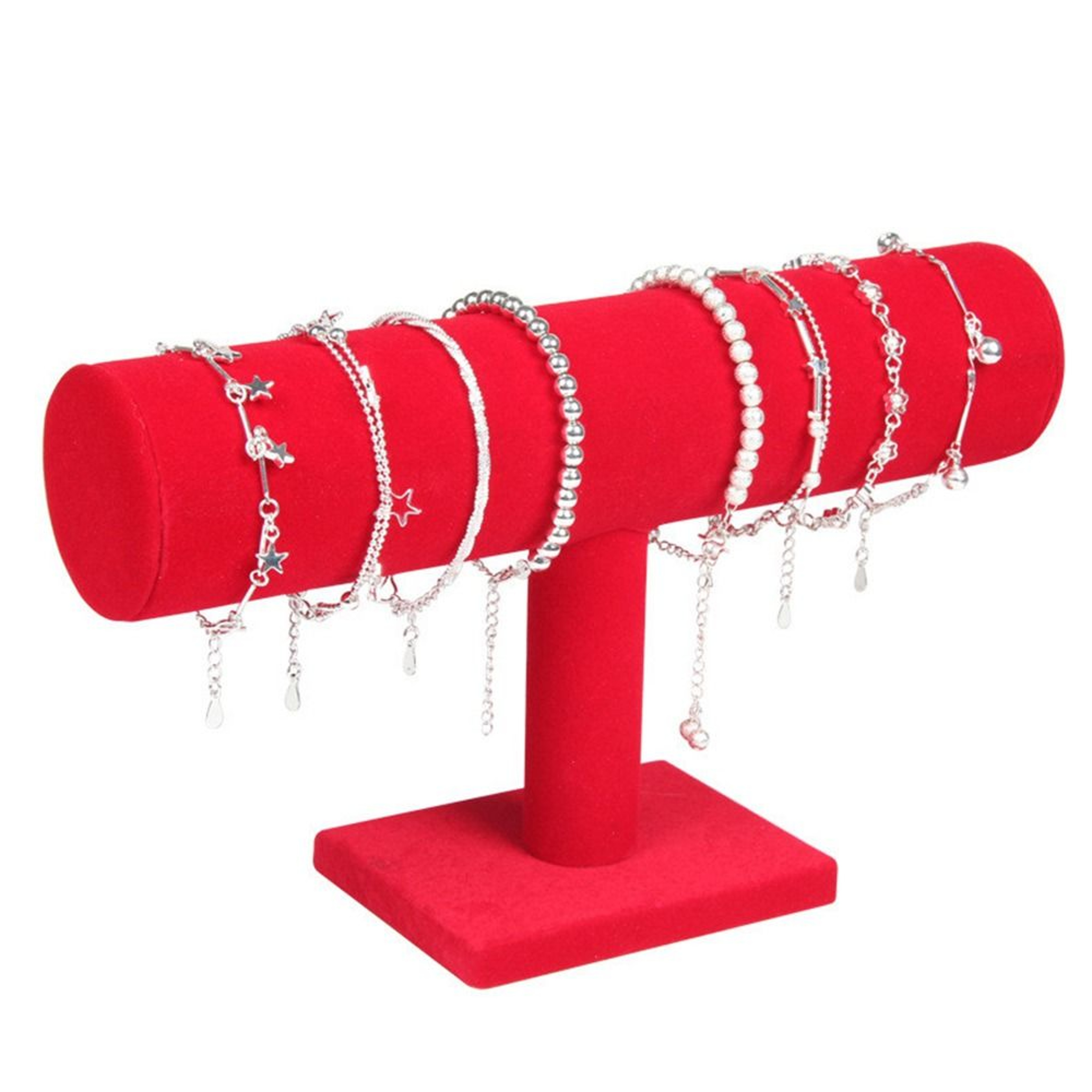 Velvet Bracelet and Watch Display Stand Upright Jewelry Organizer – view 9