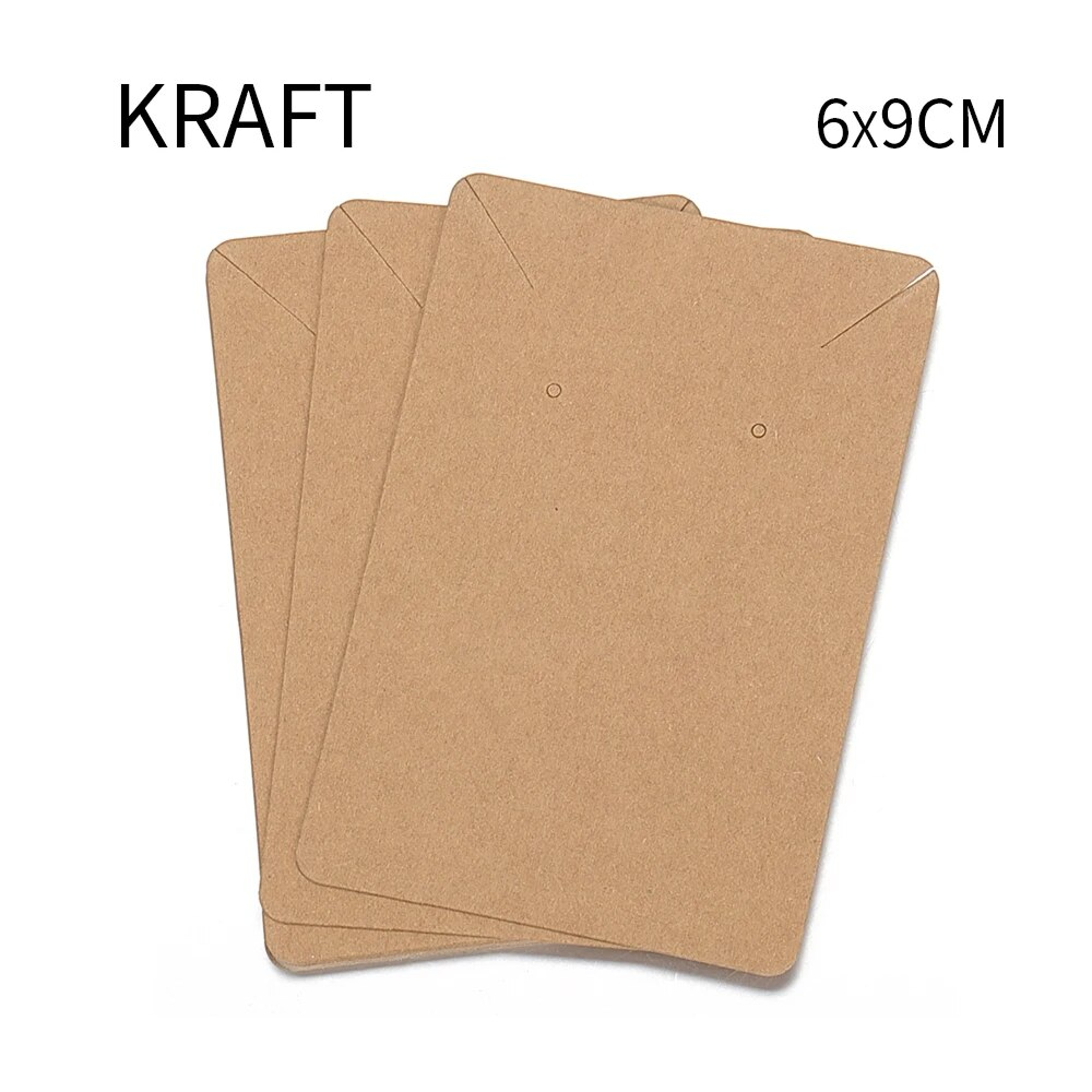 Fifty Packs Blank Jewelry Display Cards for Necklaces and Earrings – view 6