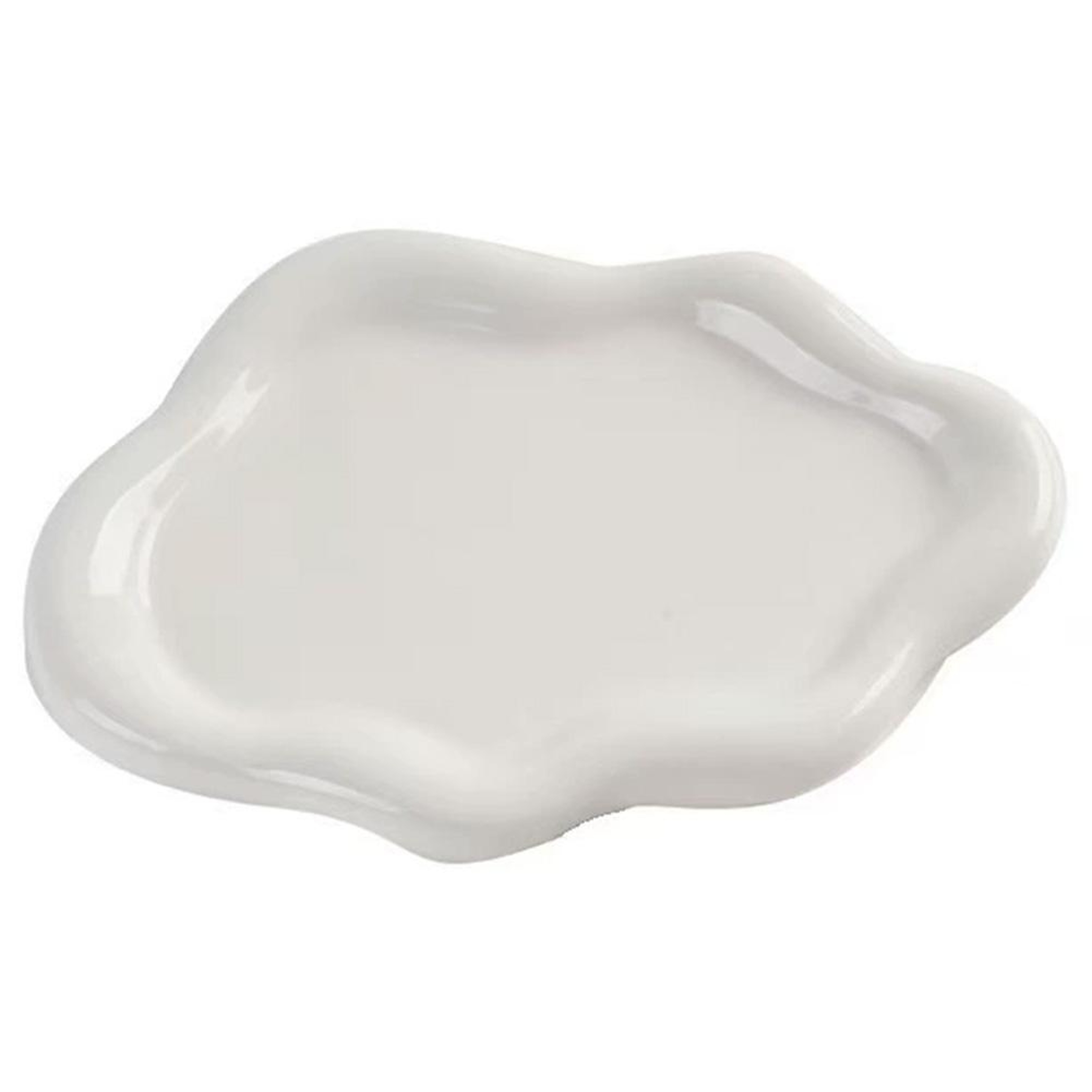 Cloud Shaped Jewelry Storage Tray with Electroplated Finish for Rings and Earrings – view 7