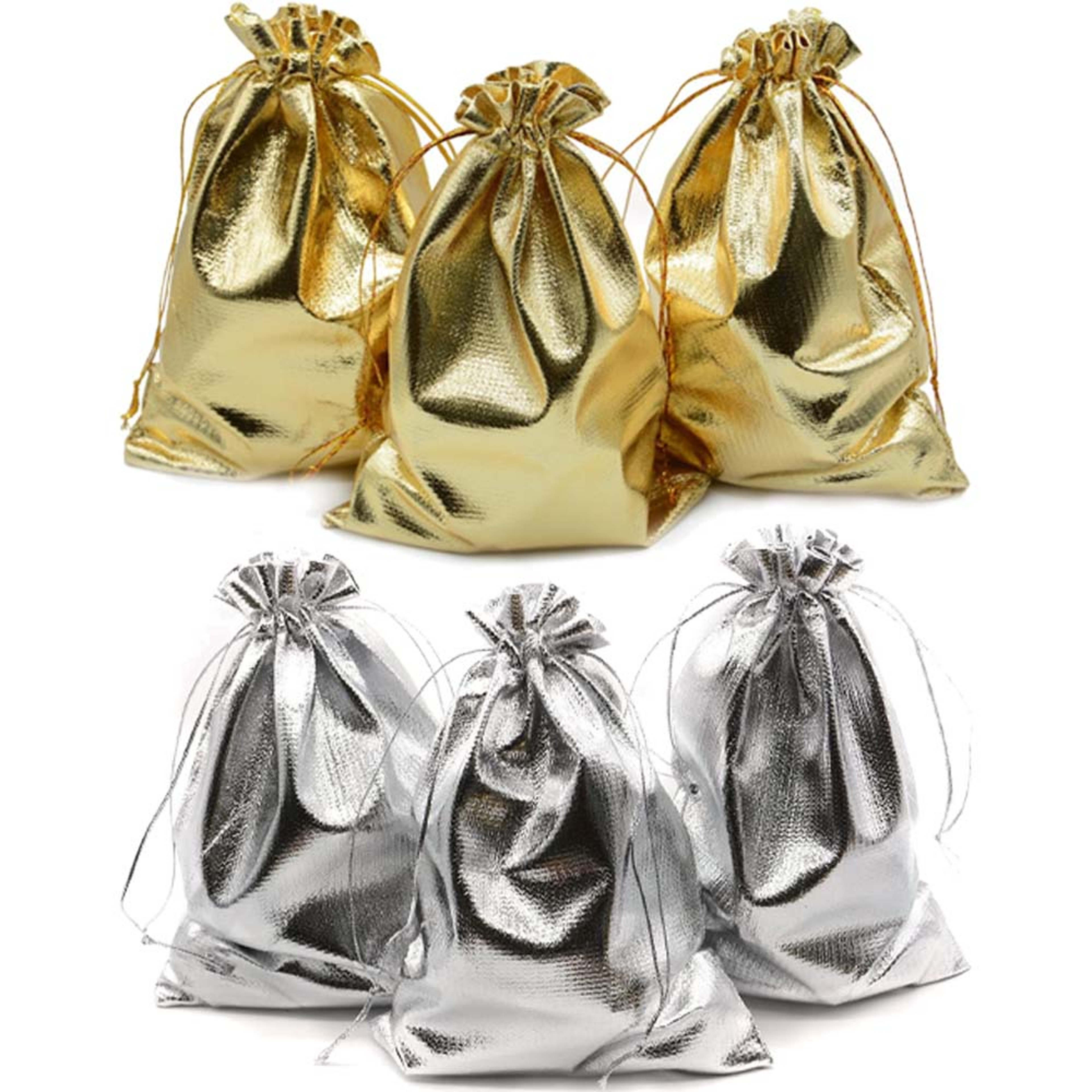 Fifty Piece Drawstring Gift Bags for Jewelry Party Favors and Small Business Packaging – view 4