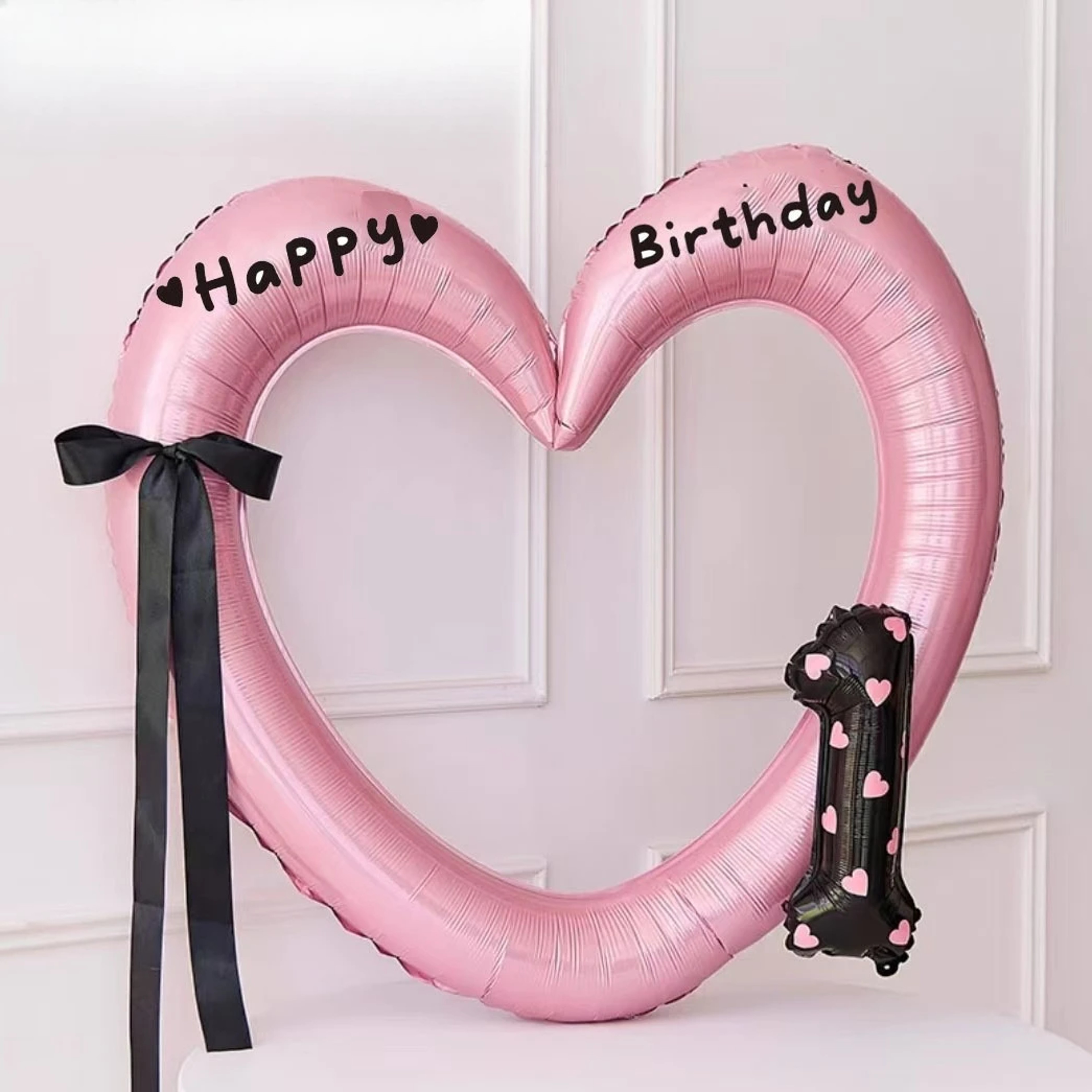 Forty Inch Hollow Heart Foil Balloon For Weddings Birthdays And Baby Showers 5