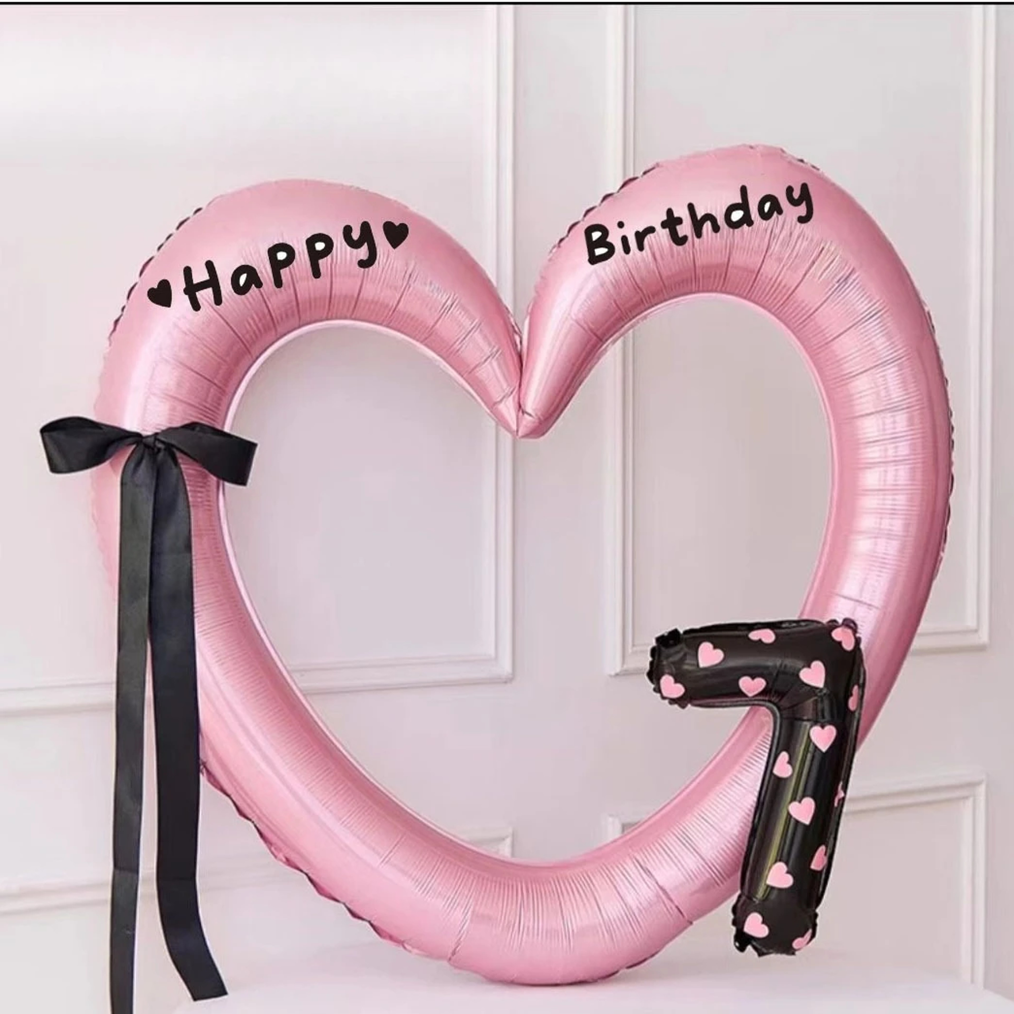 Forty Inch Hollow Heart Foil Balloon For Weddings Birthdays And Baby Showers 12