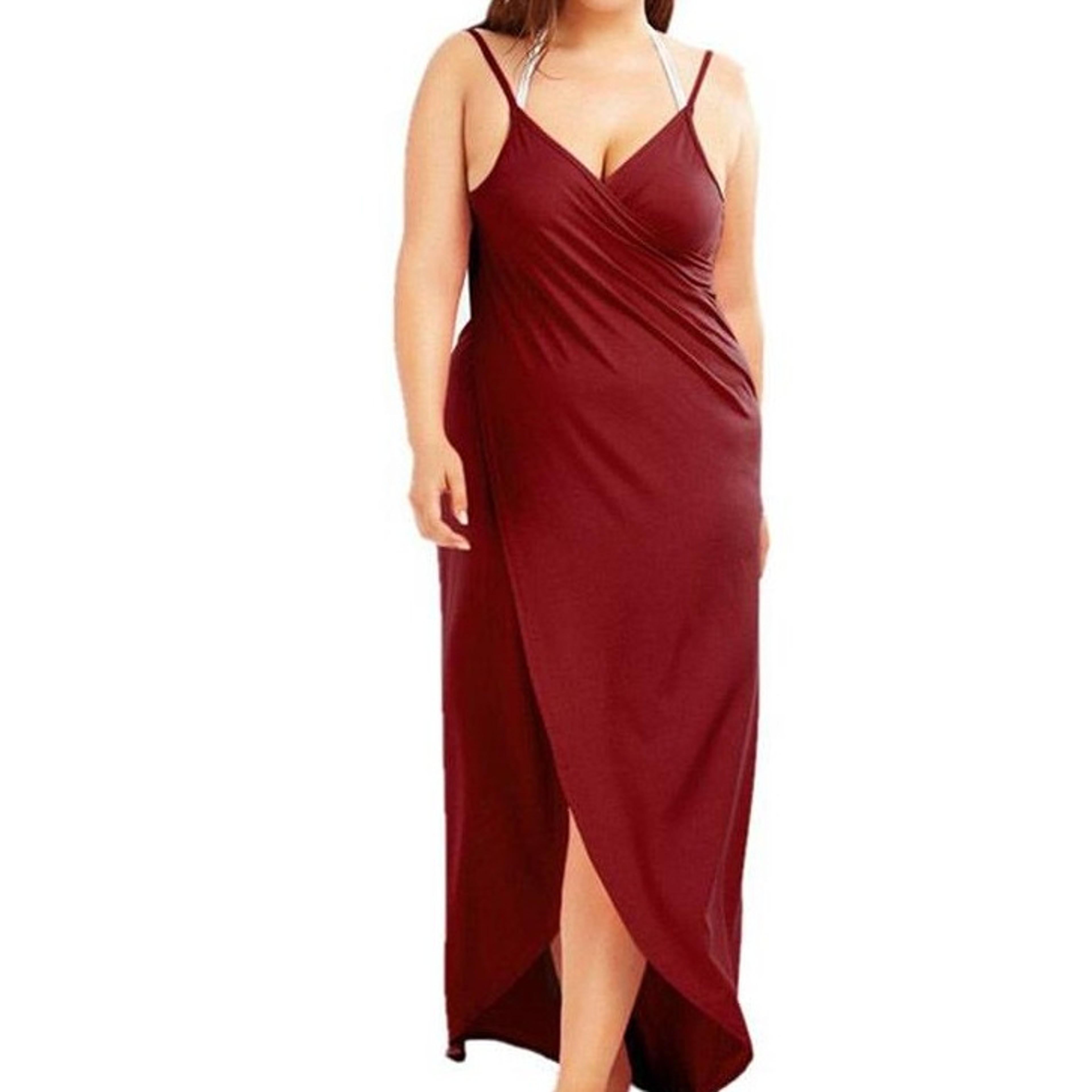 Womens Sleeveless Summer Beach Dress with Spaghetti Straps and Loose Fitjpg