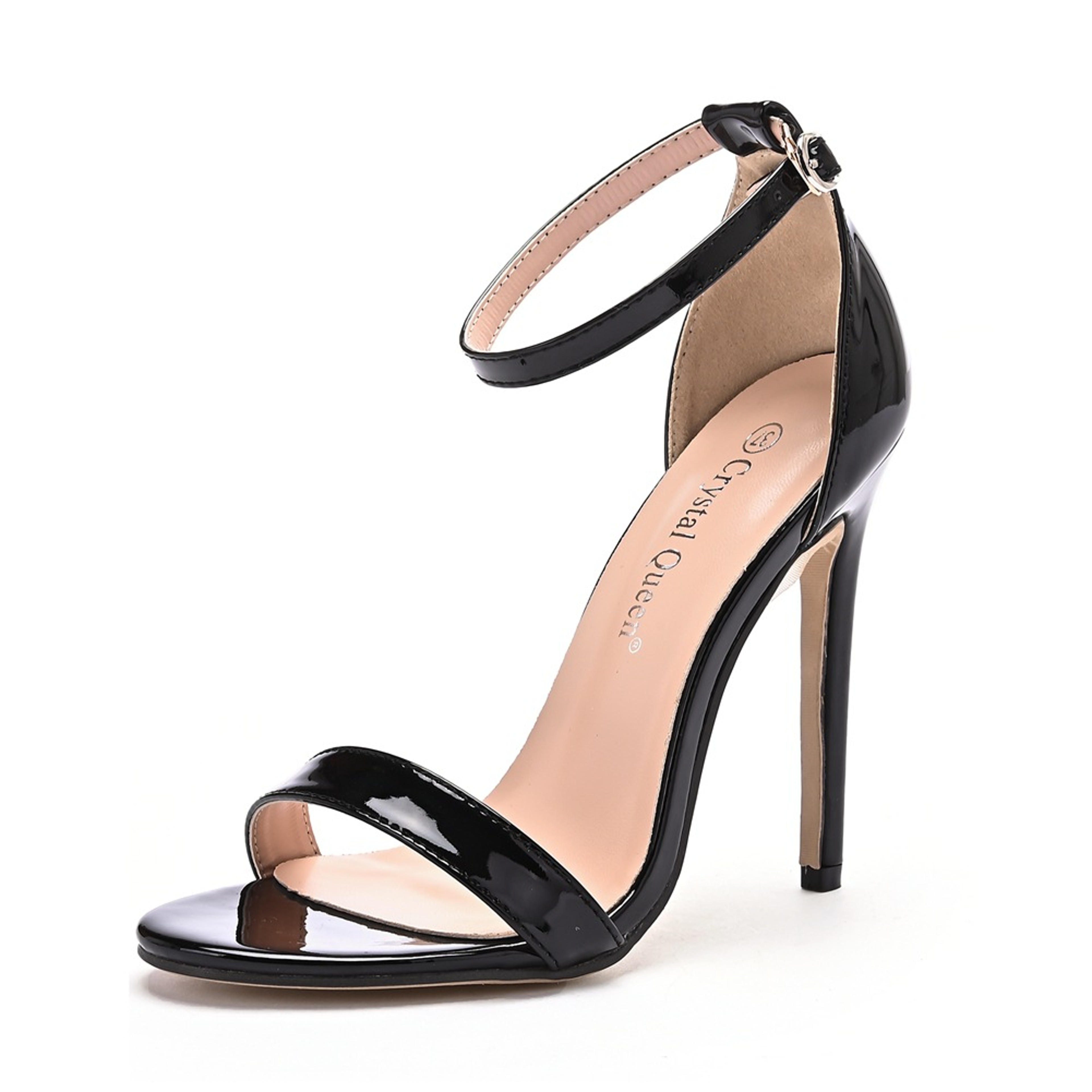 Womens High Heel Sandals With Buckle Strap For Weddings And Parties 4