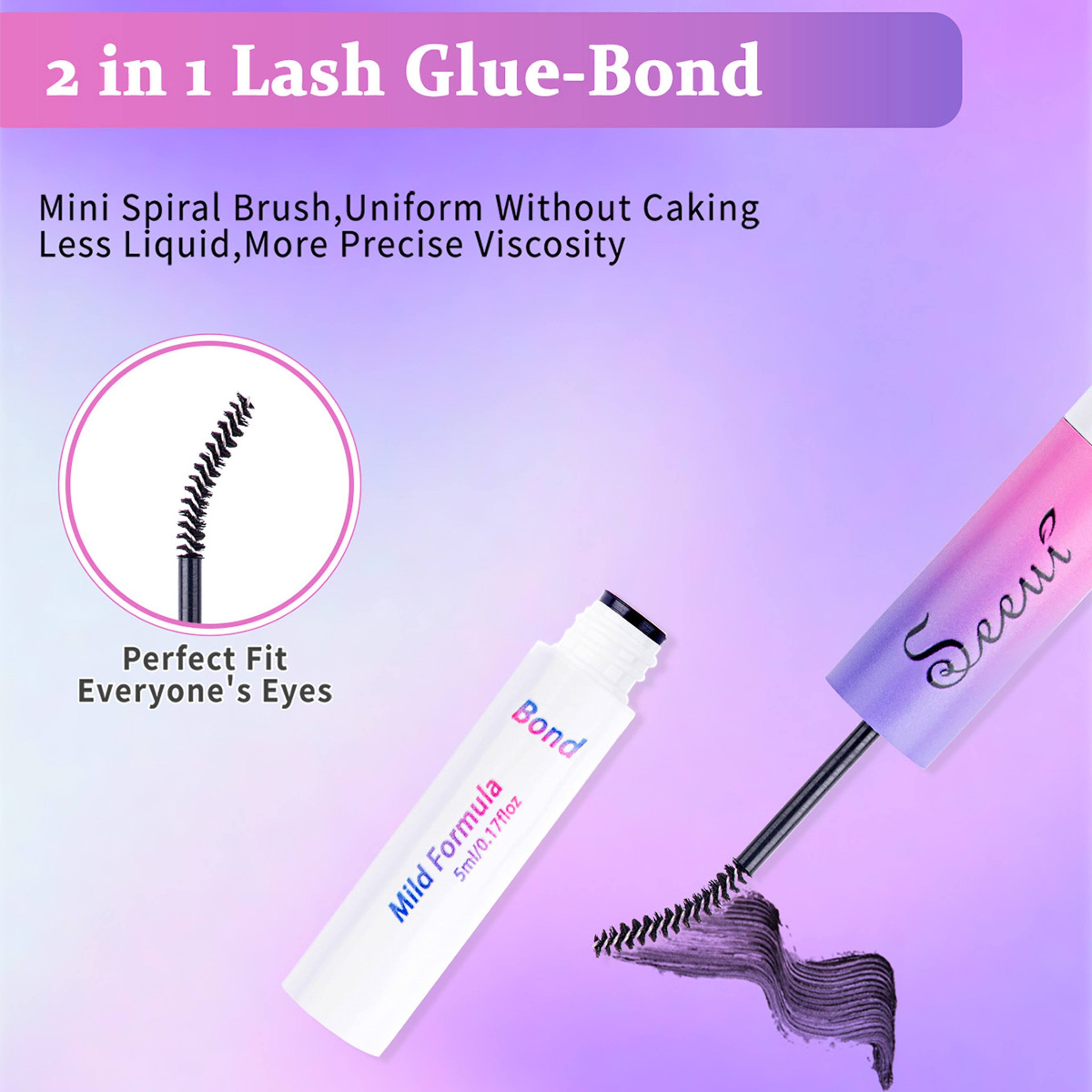 Eyelash Cluster Glue and Seal for Long Lasting Lash Extensions – view 5