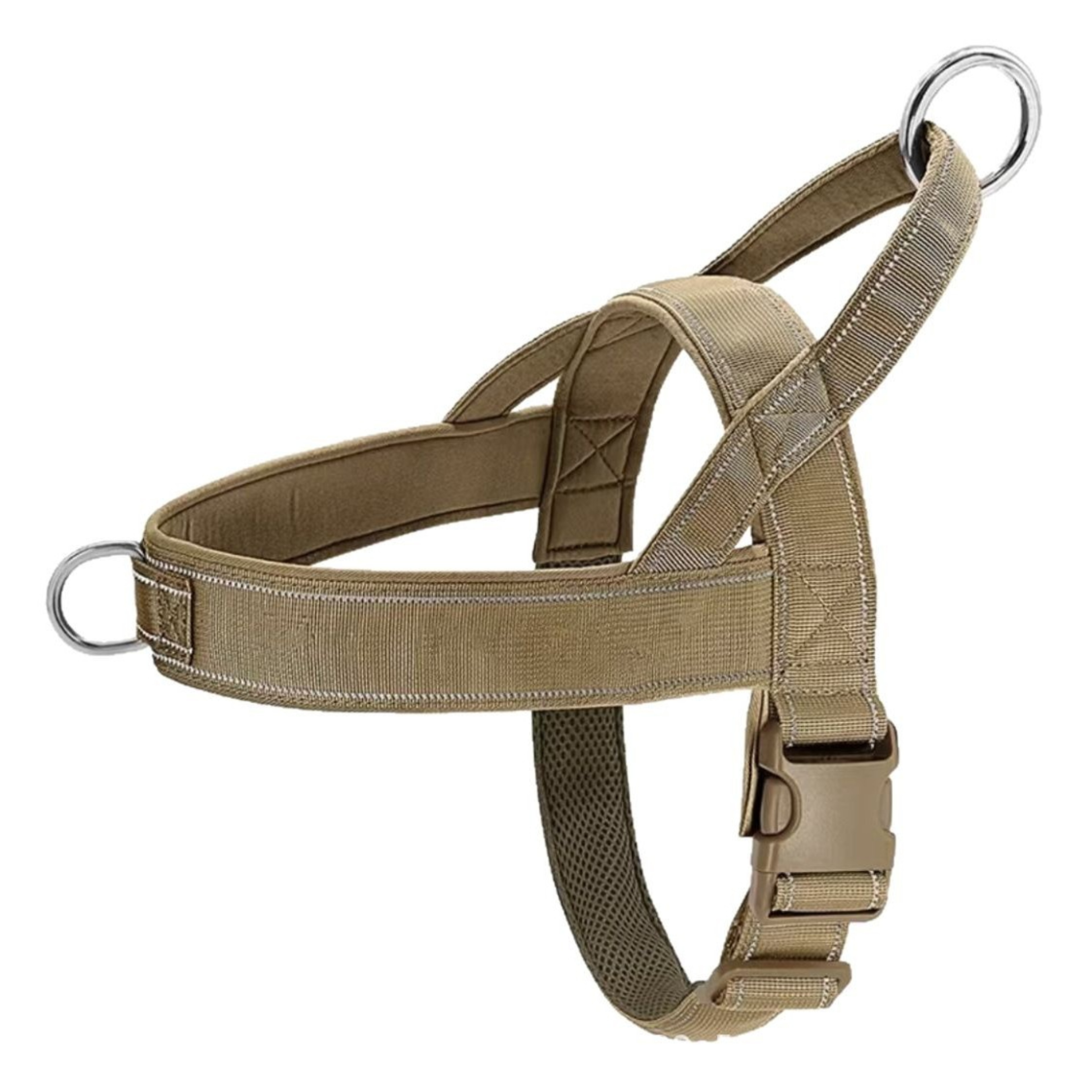 Tactical No Pull Dog Harness with Reflective Strip and Adjustable Padded Vest – view 10