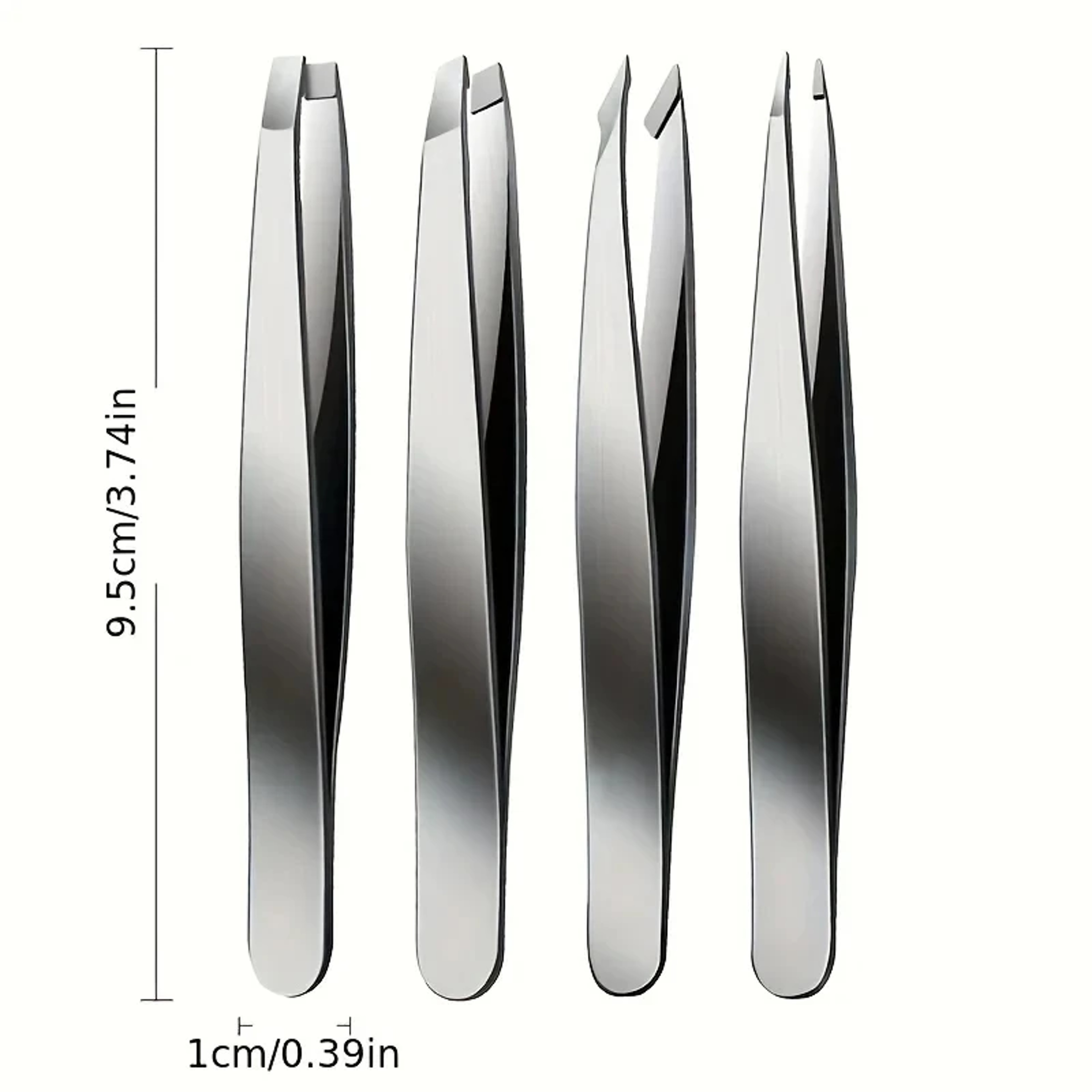 4 pcs for Effortless Eyebrow Hair Removal Professional Tweezers Set – view 3