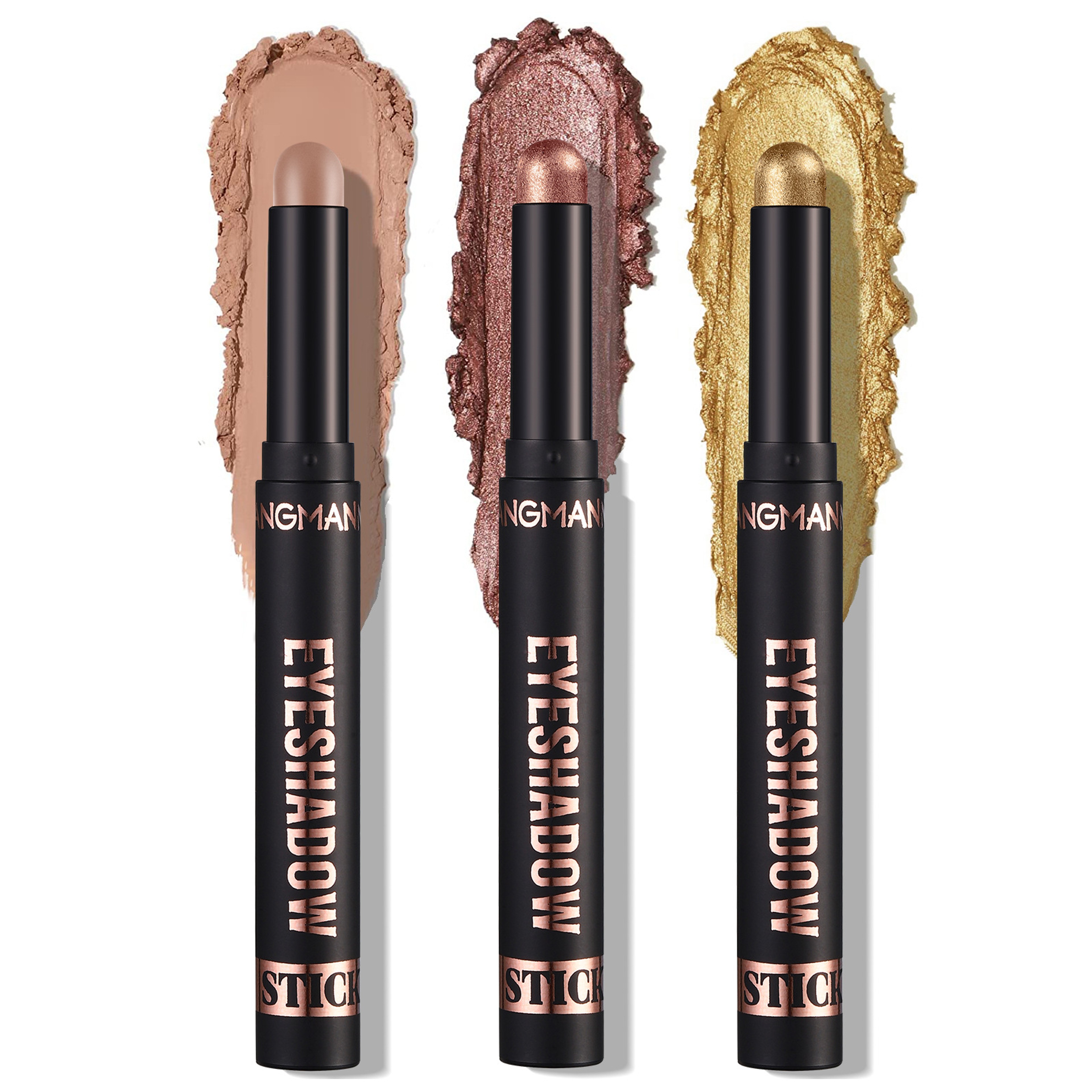 Waterproof Eyeshadow Stick, Long Lasting Color Eyeshadow, Face Highlight Crayon, Creamy Waterproof Eye Pencil, All-Day – view 3