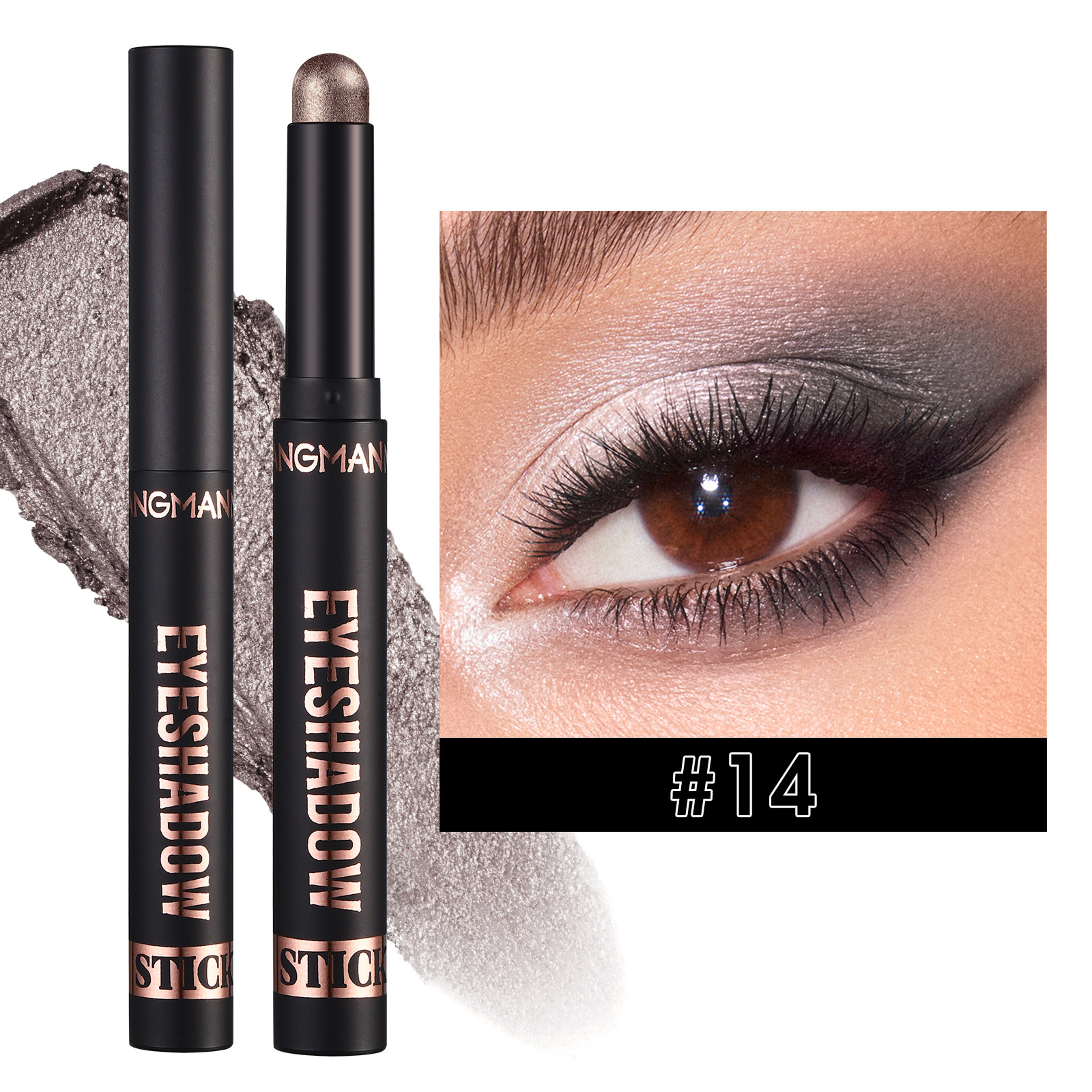 Waterproof Eyeshadow Stick, Long Lasting Color Eyeshadow, Face Highlight Crayon, Creamy Waterproof Eye Pencil, All-Day – view 17