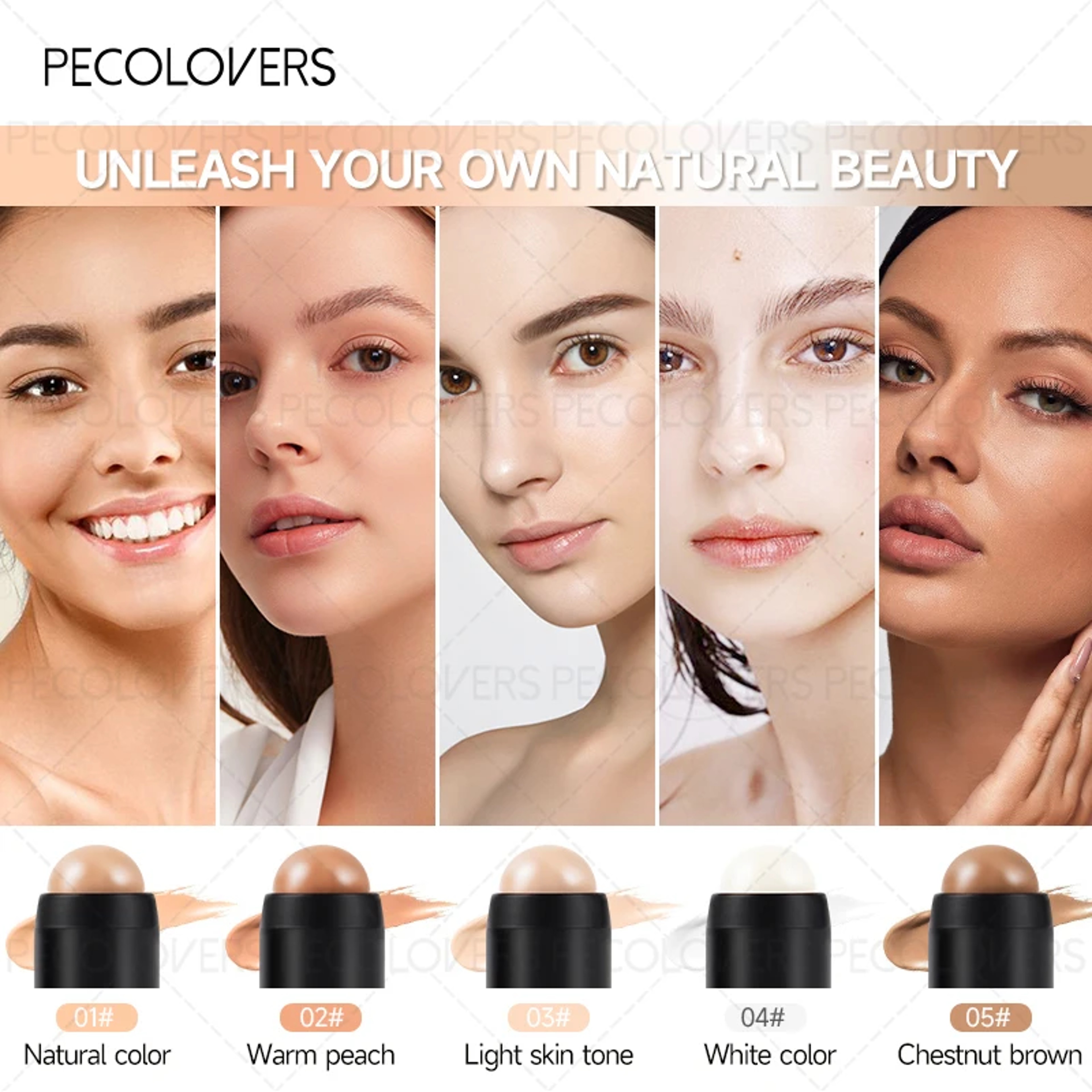 Soft Texture Full Coverage Foundation, Natural Matte Look, Covers Blemishes, Trims The Face, Hydrating Matte Base – view 5