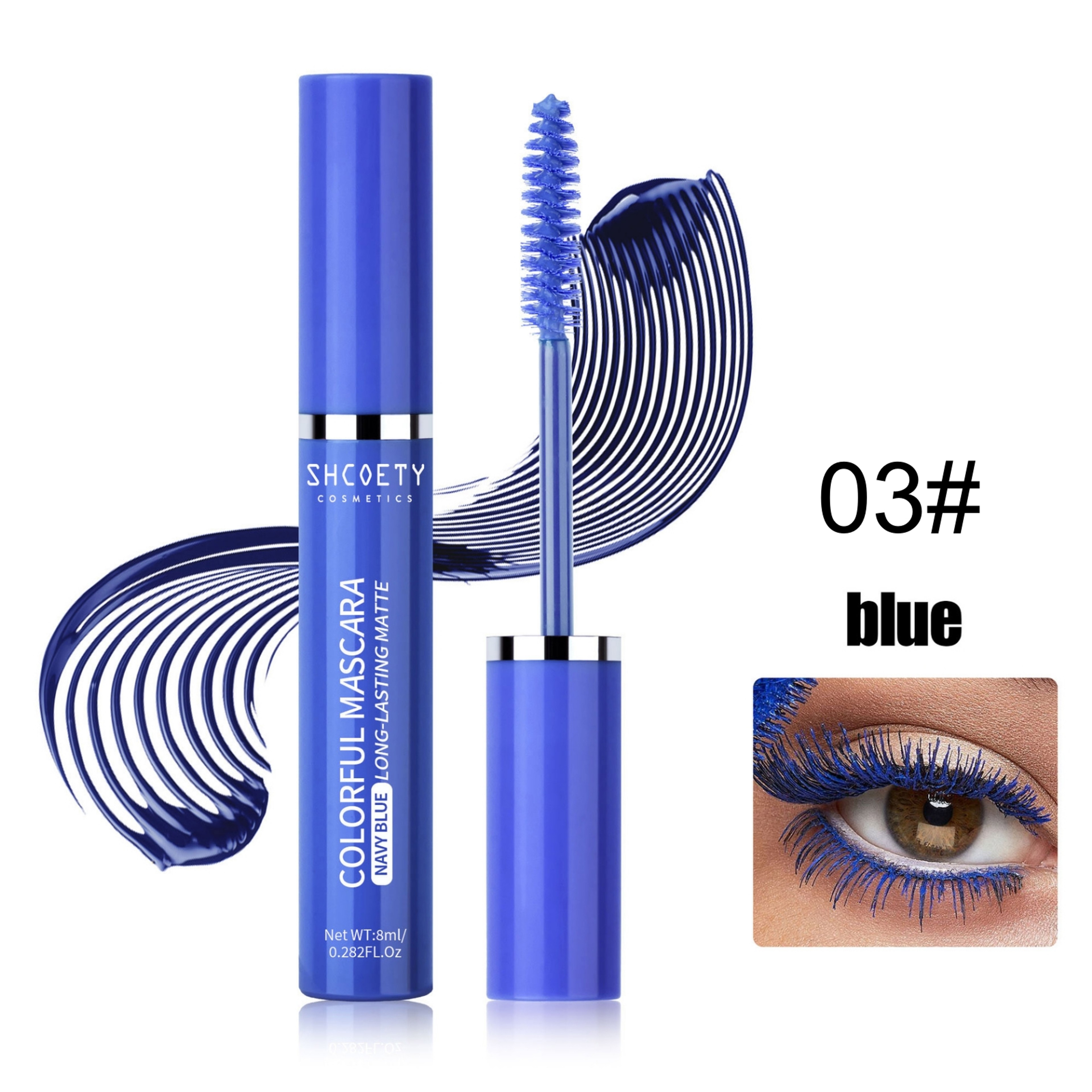 Long-lasting Waterproof Mascara, Anti-fouling for Full Eyelashes, Festival and Stage Makeup, Smudge Proof Volume Boost – view 11