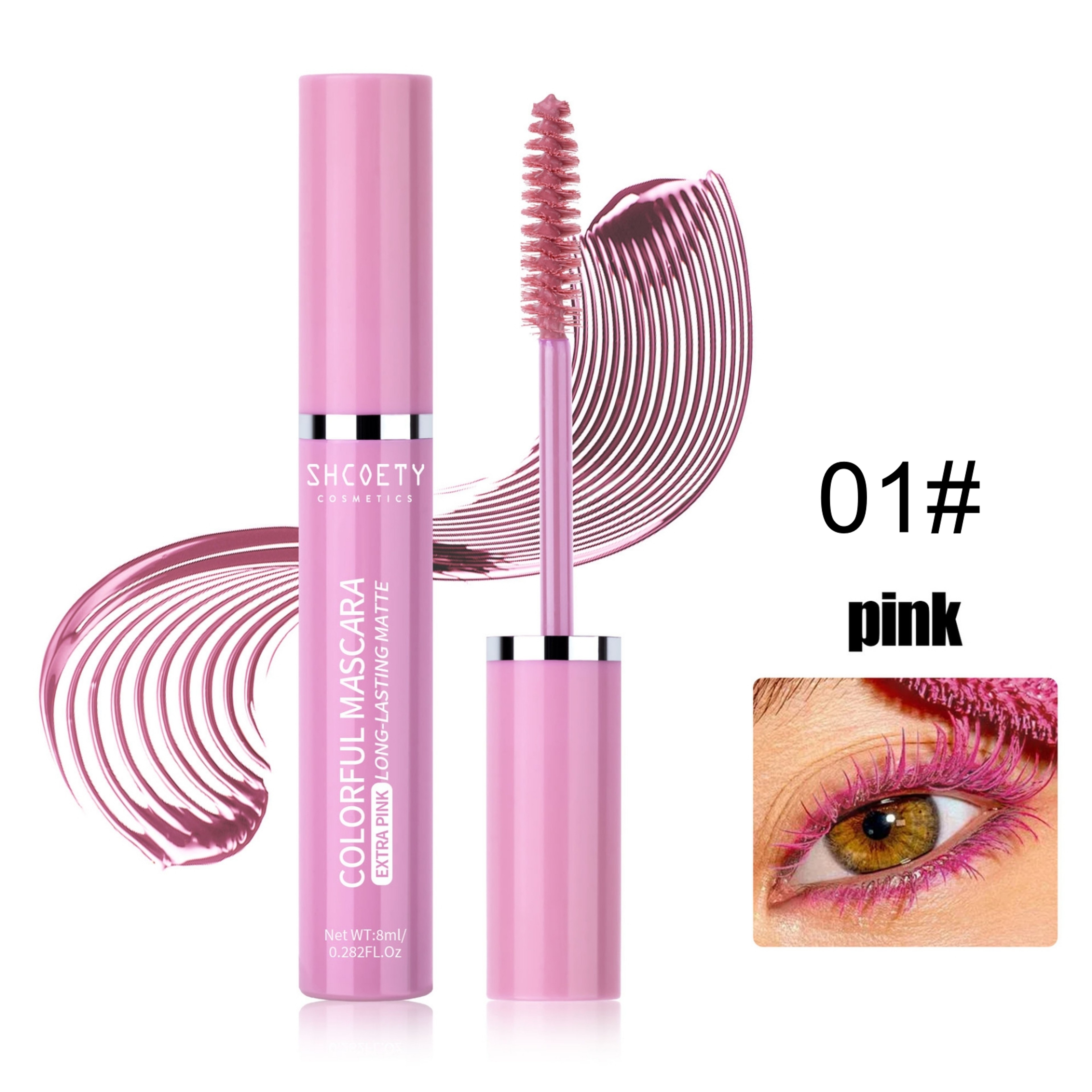 Long-lasting Waterproof Mascara, Anti-fouling for Full Eyelashes, Festival and Stage Makeup, Smudge Proof Volume Boost – view 12