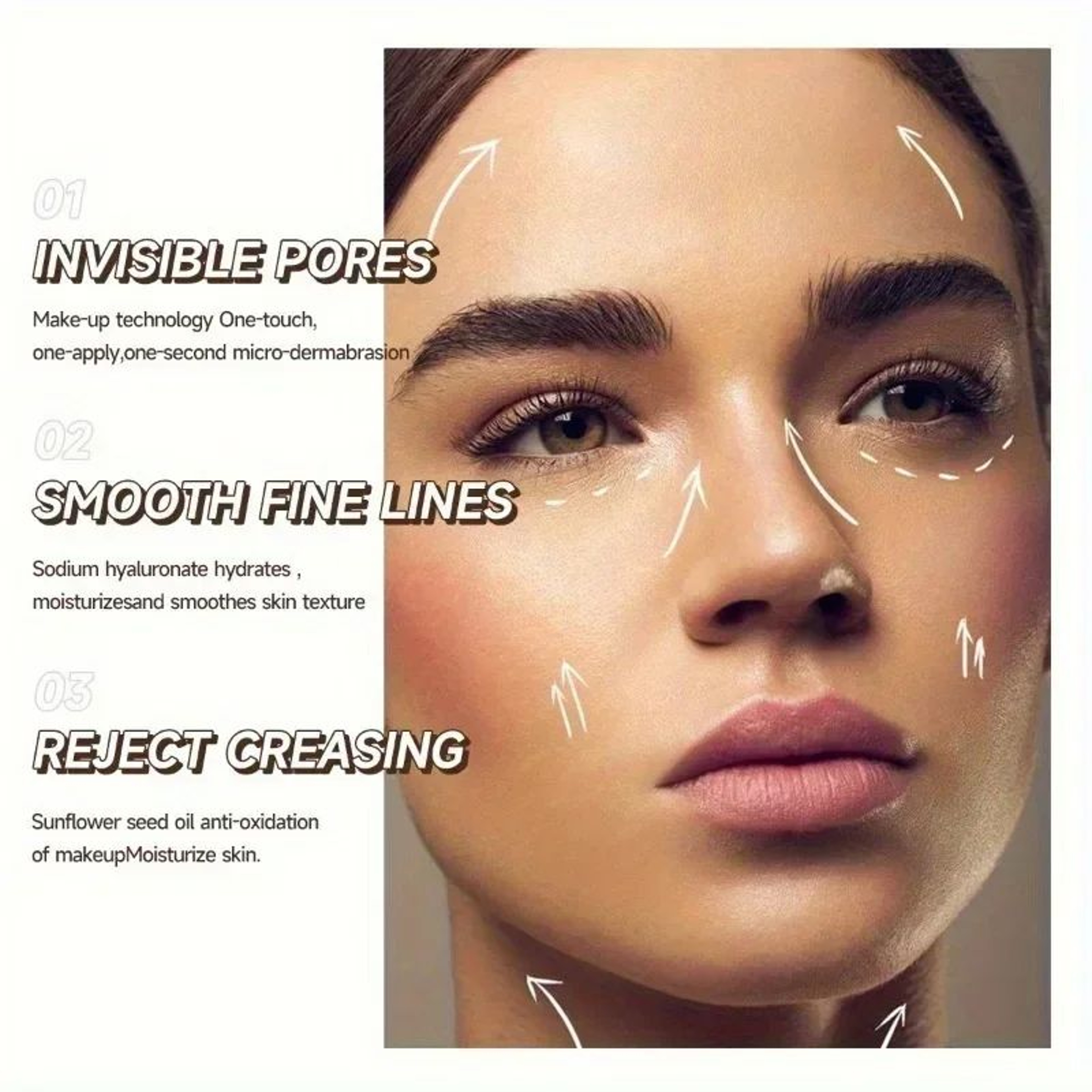 Invisible Pore Base Stick Concealer Skin Tone Primer Isolation Makeup Pore Base Brightening Long La 5