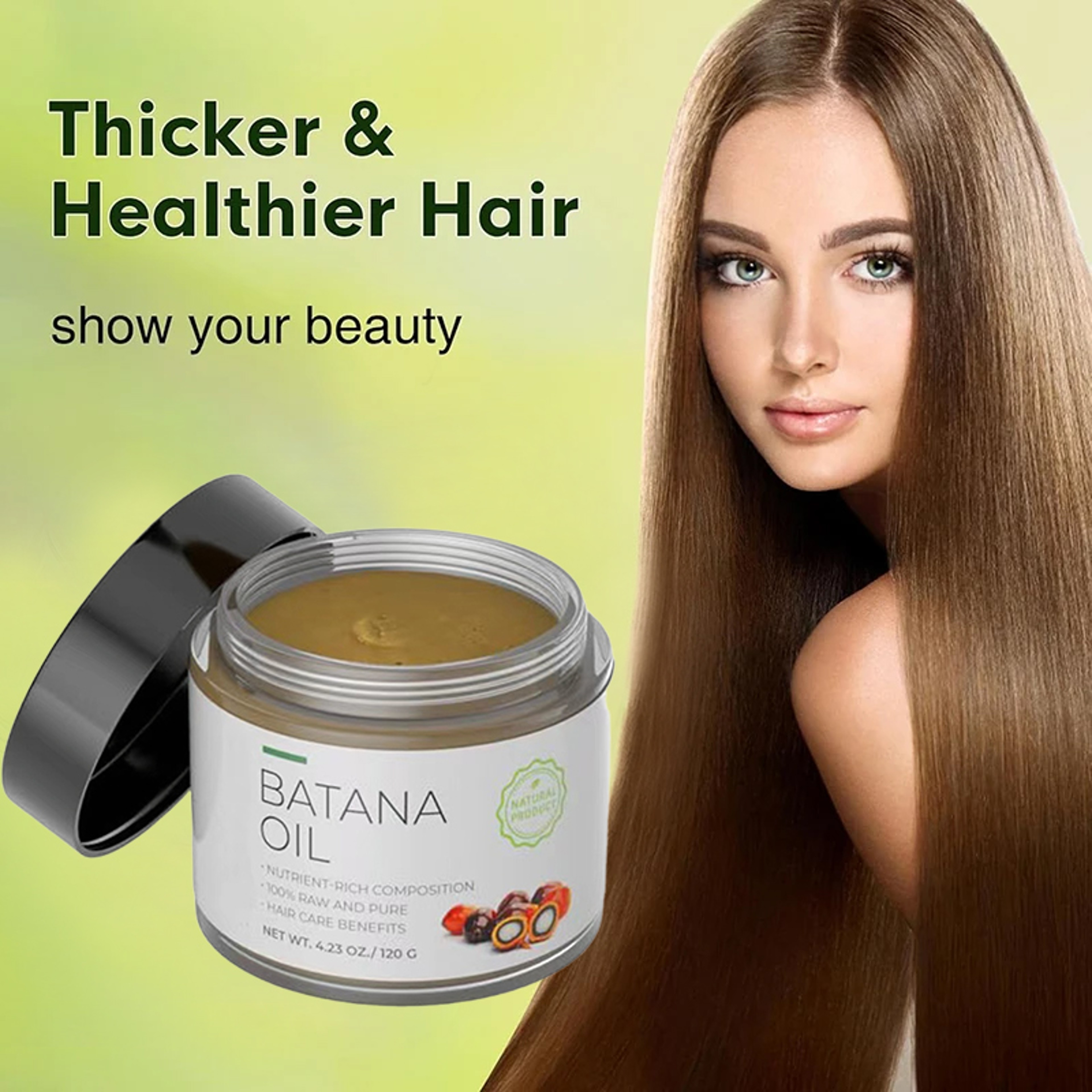 Pure Raw Batana Oil For Hair Growth Enhance Hair Thickness And Smoothness Revitalize Scalp Prevent  0