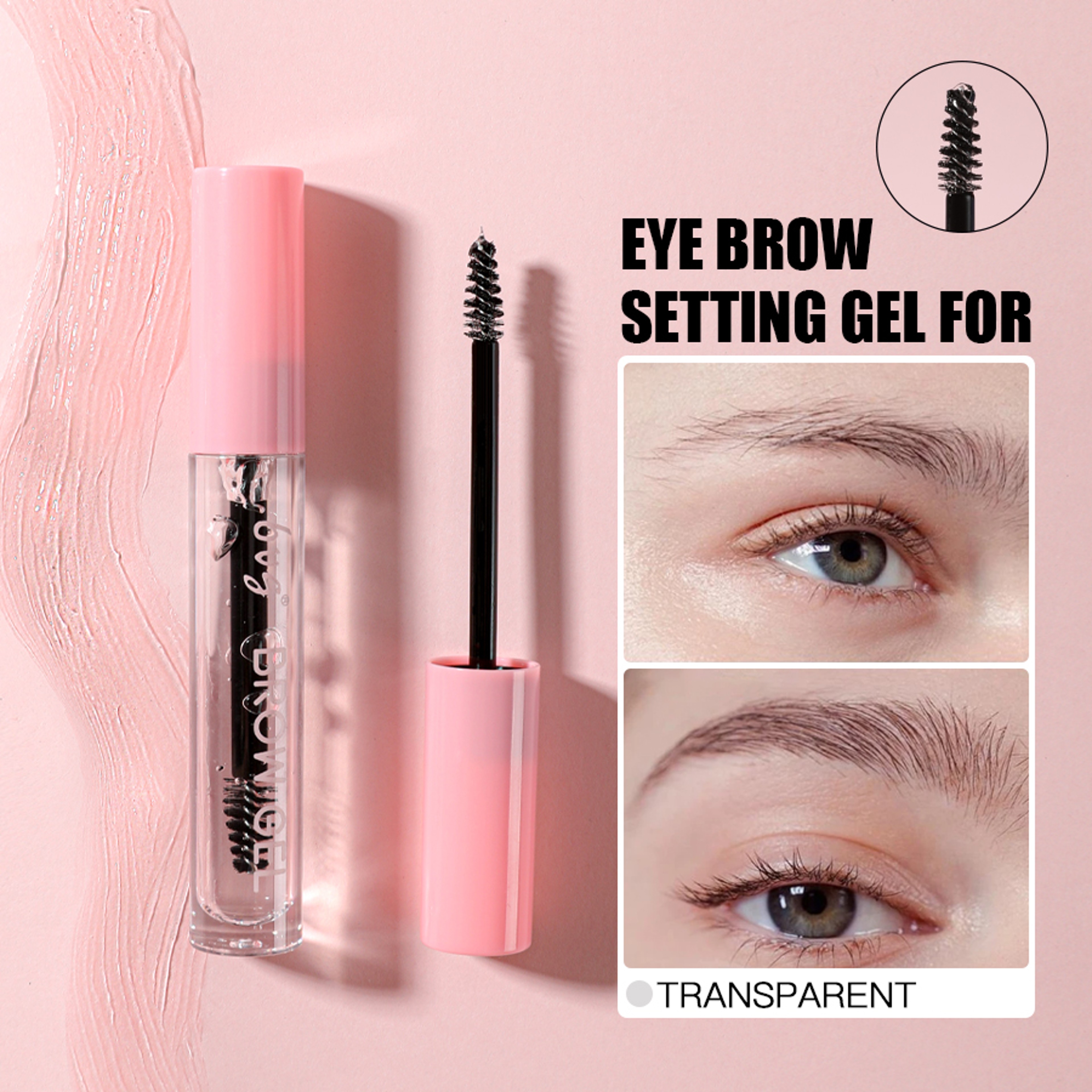 Waterproof Eyebrow Styling Cream, Long Lasting Quick Drying Brow Soap, Natural Wild Feathery Brow Makeup, Smudge Proof – view 1