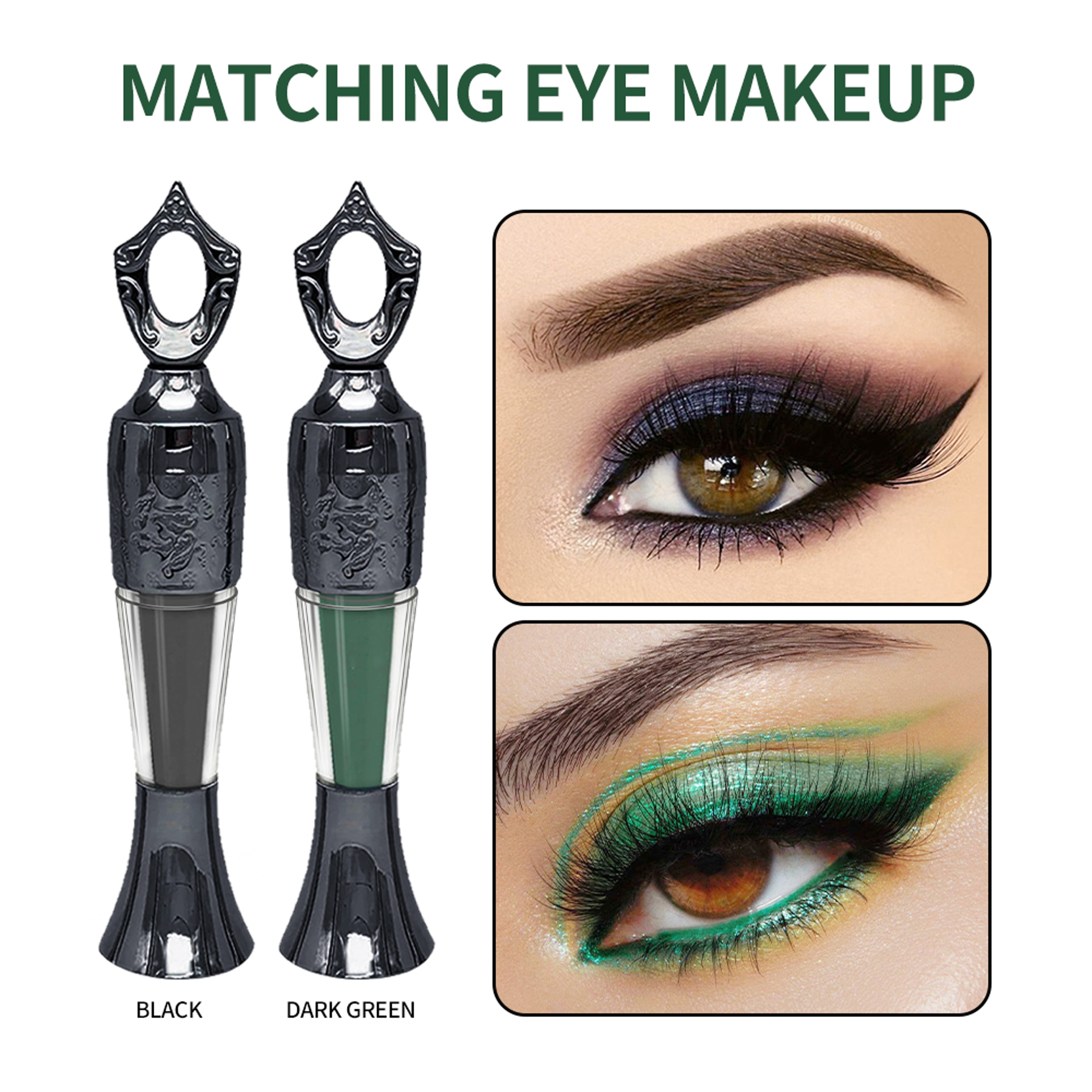 Kohl Powder Eye Liner Handmade Arabic Powder Eyeliner LongLasting Powder Makeup Soft Waterproof Smu