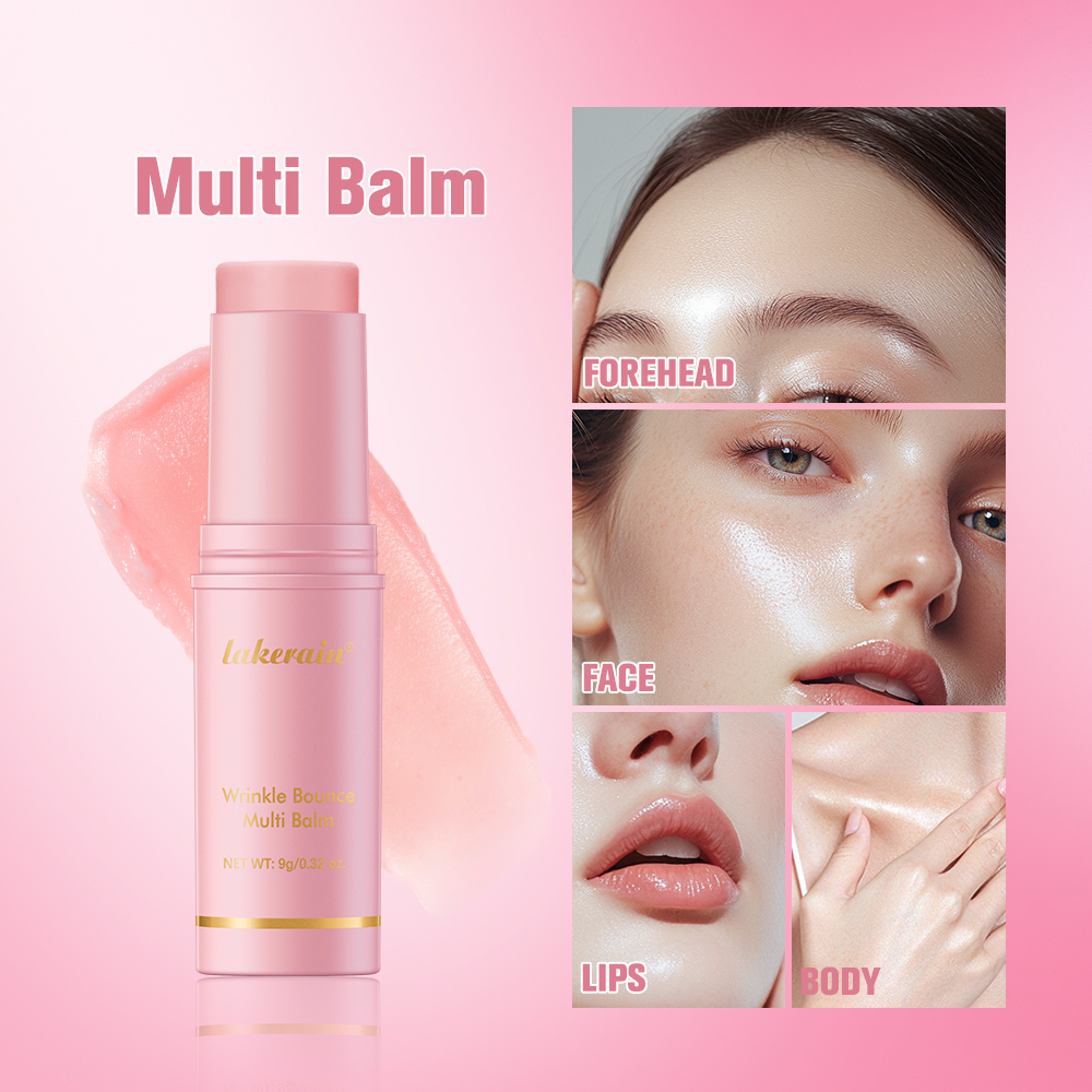 Moisturizing Wrinkle Balm Bounce Multi Balm Collagen Cream Multi Balm Stick Wrinkle Reducer LongLas 1