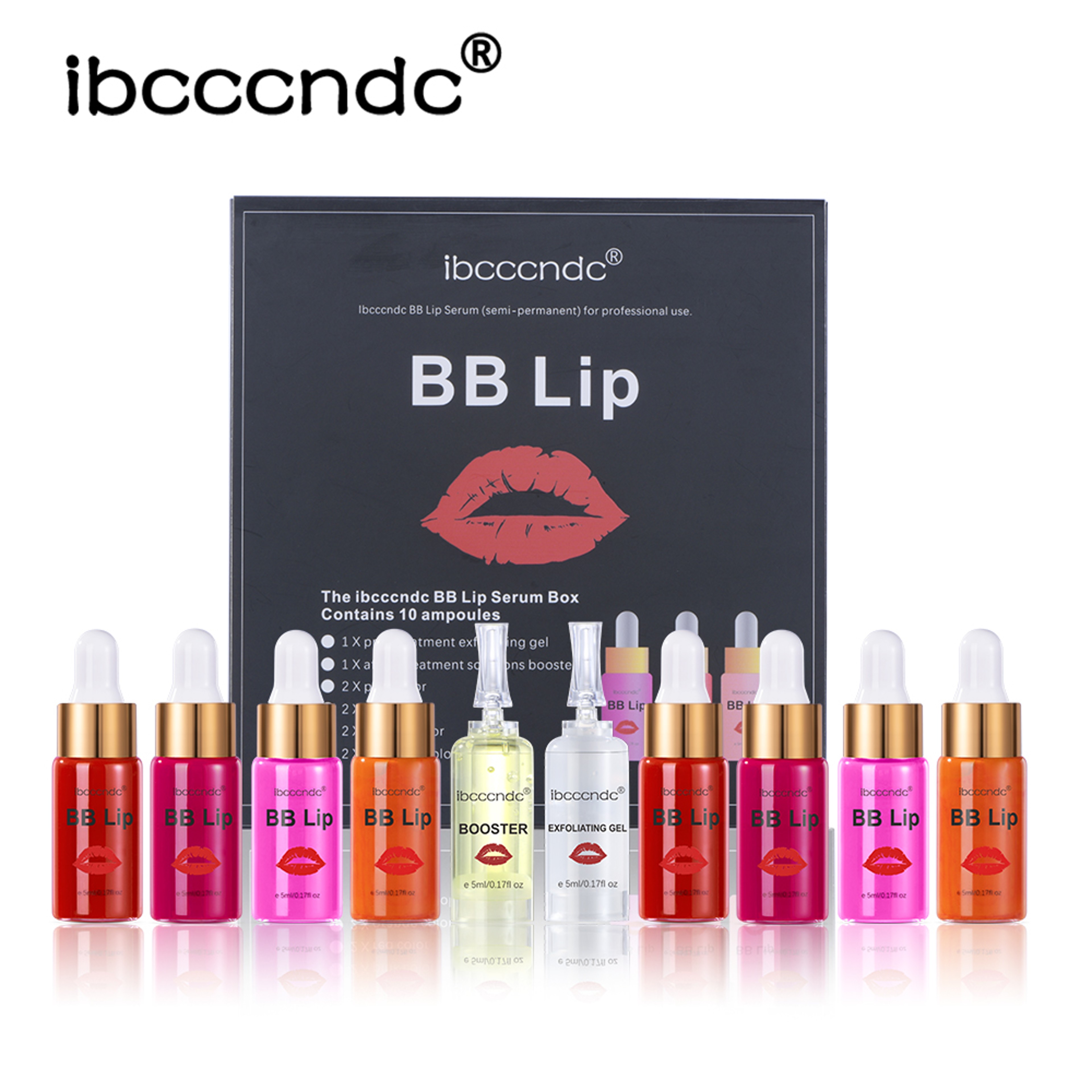 Serum Starter Set SemiPermanent BB Lip Gloss Tinted Pigment Lasting BB Lips Ampoule Moisturizing Fo 4