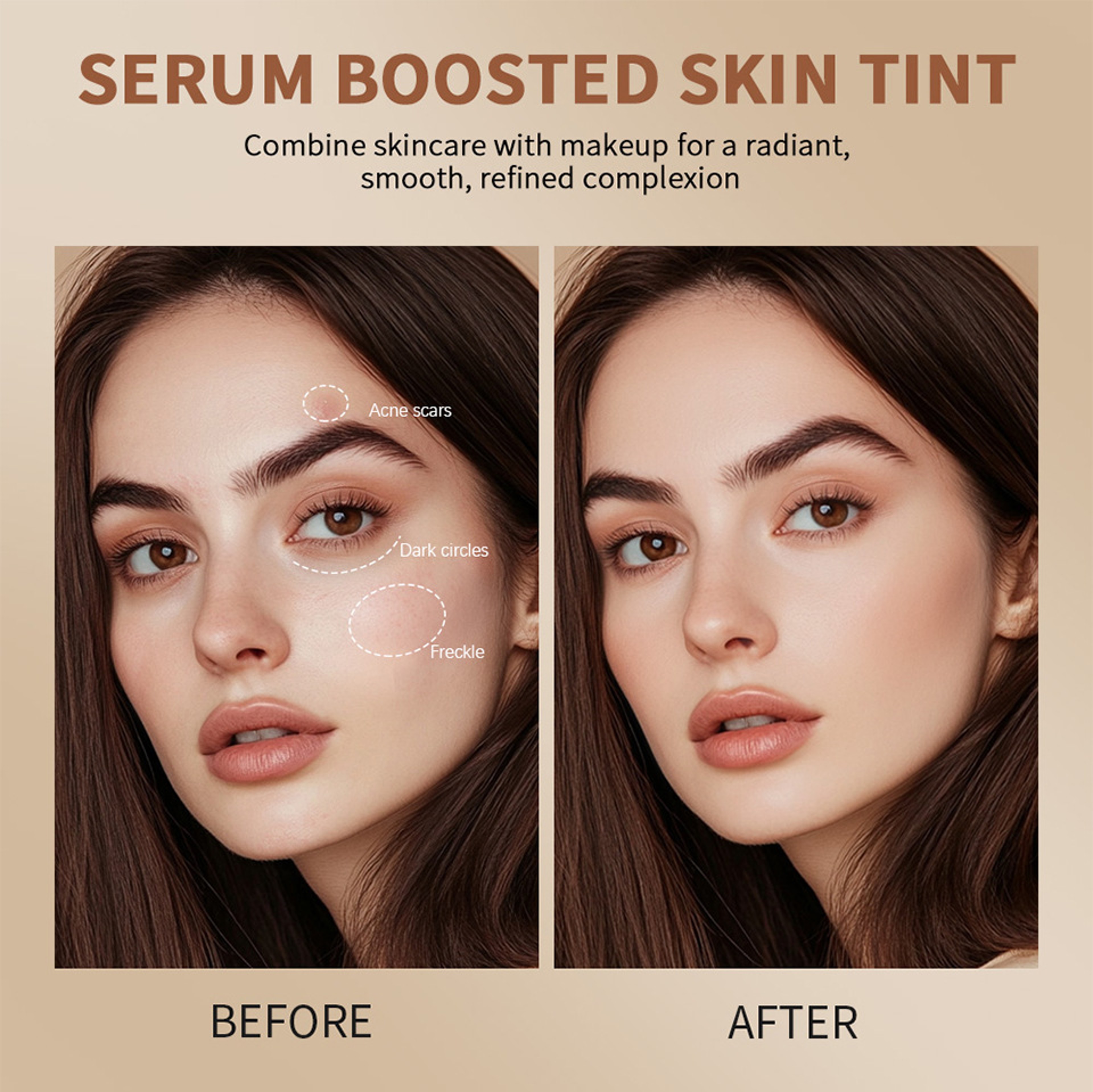 Foundation Stick Serum Boosted, Skin Tint Balm, Silky Texture, Moisturizing Coverage, Plumper, Natural Even Skin Tone – view 15