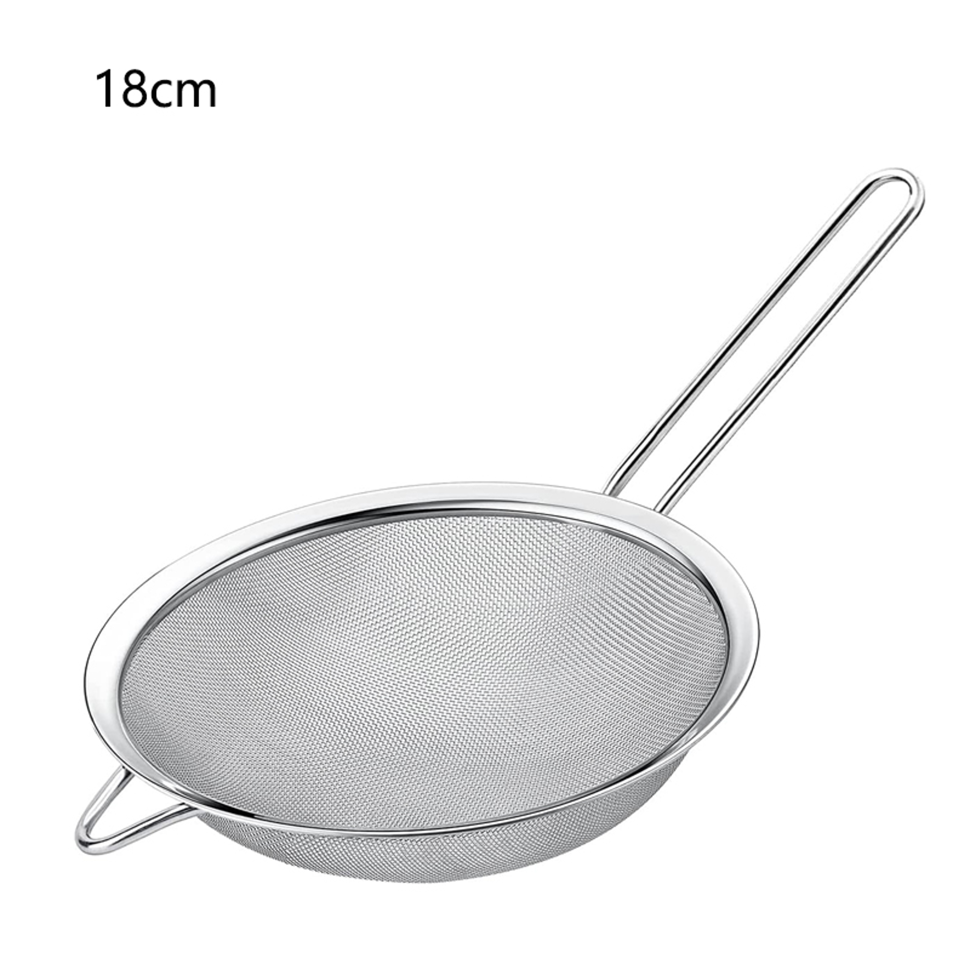 Stainless Steel Oil Strainer With Fine Wire Mesh Essential Baking  Frying Kitchen Tool 9