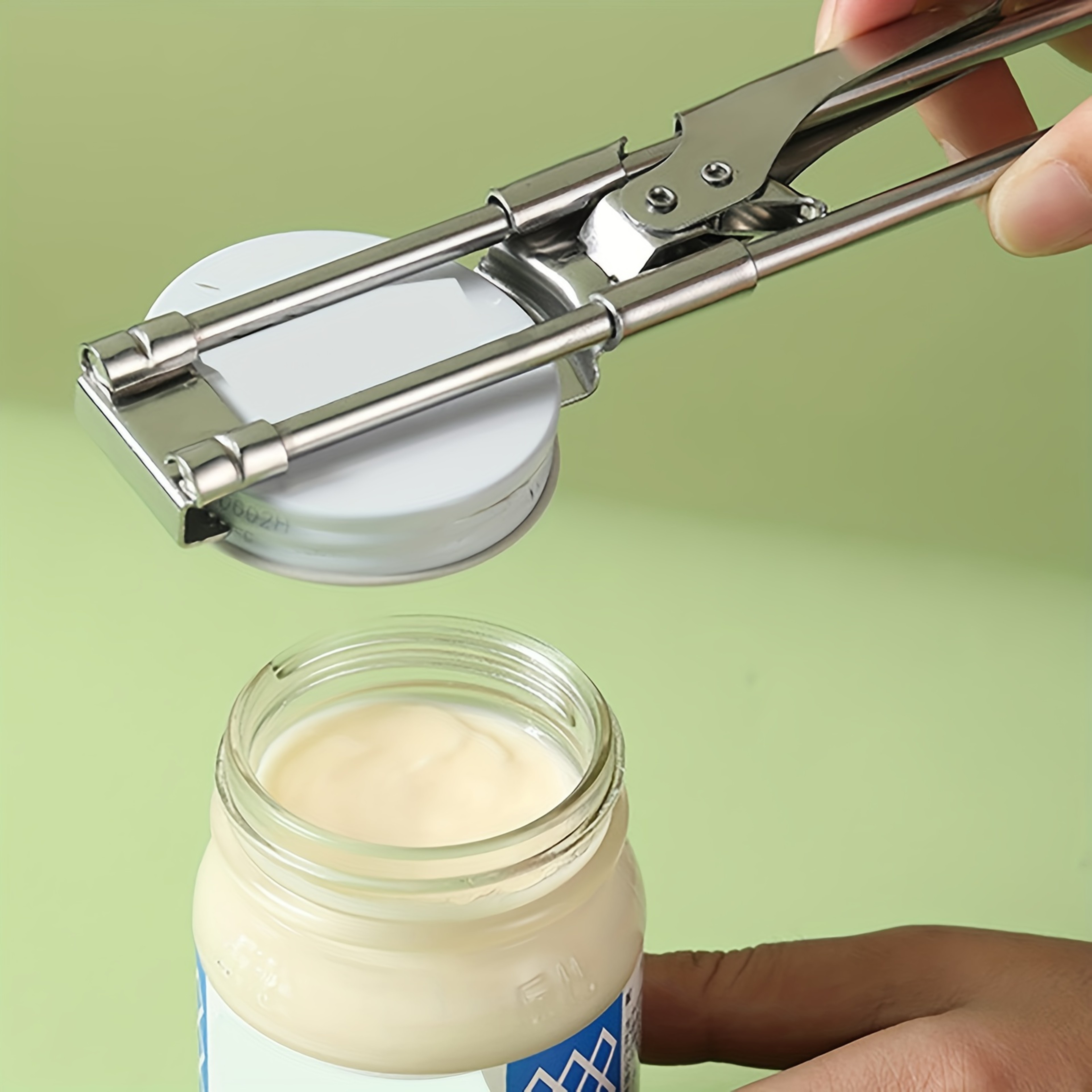 Stainless Steel Lids Off Jar Opener Adjustable LaborSaving MultiFunction Bottle  Can Opener Too